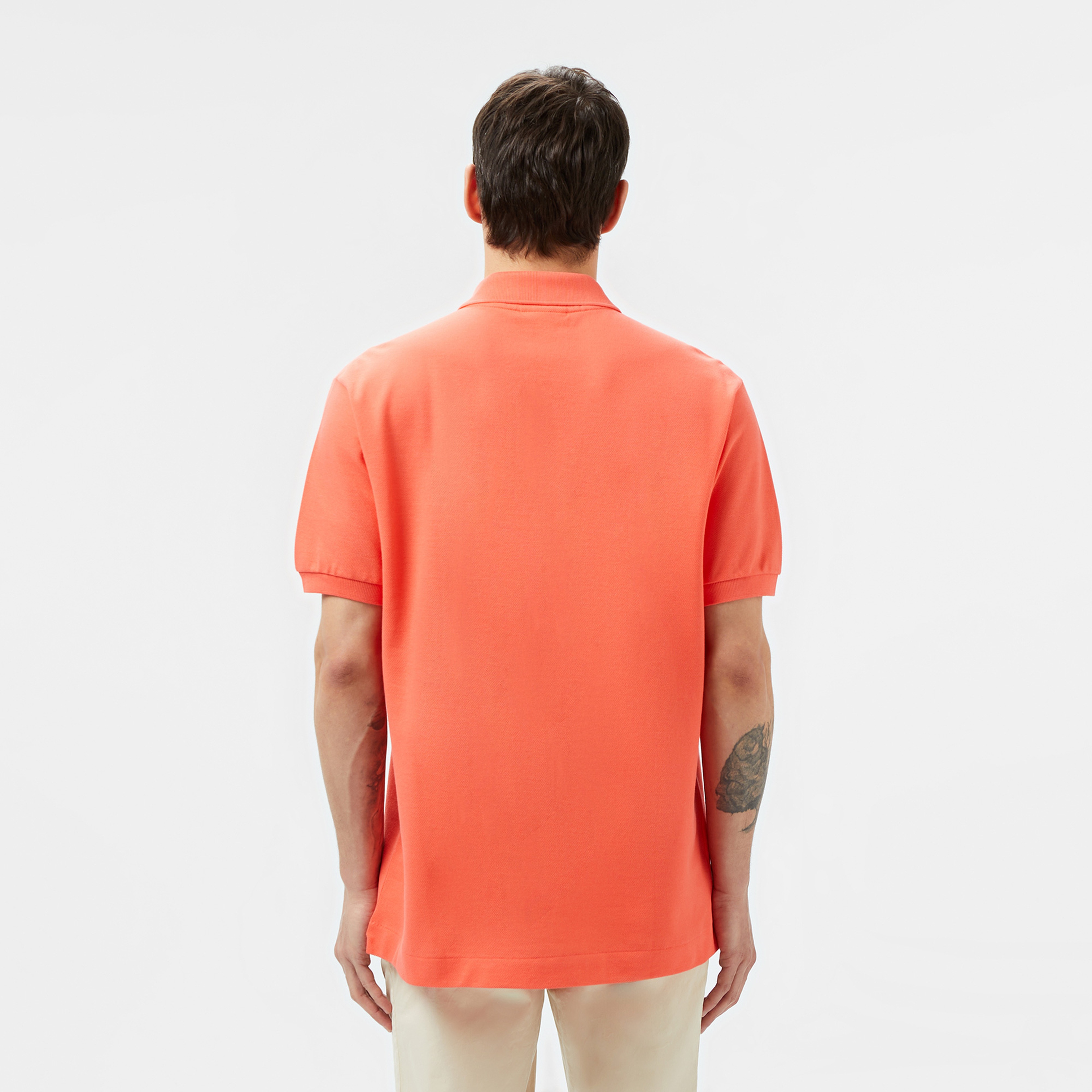 L.12.12 Erkek Classic Fit Turuncu Polo