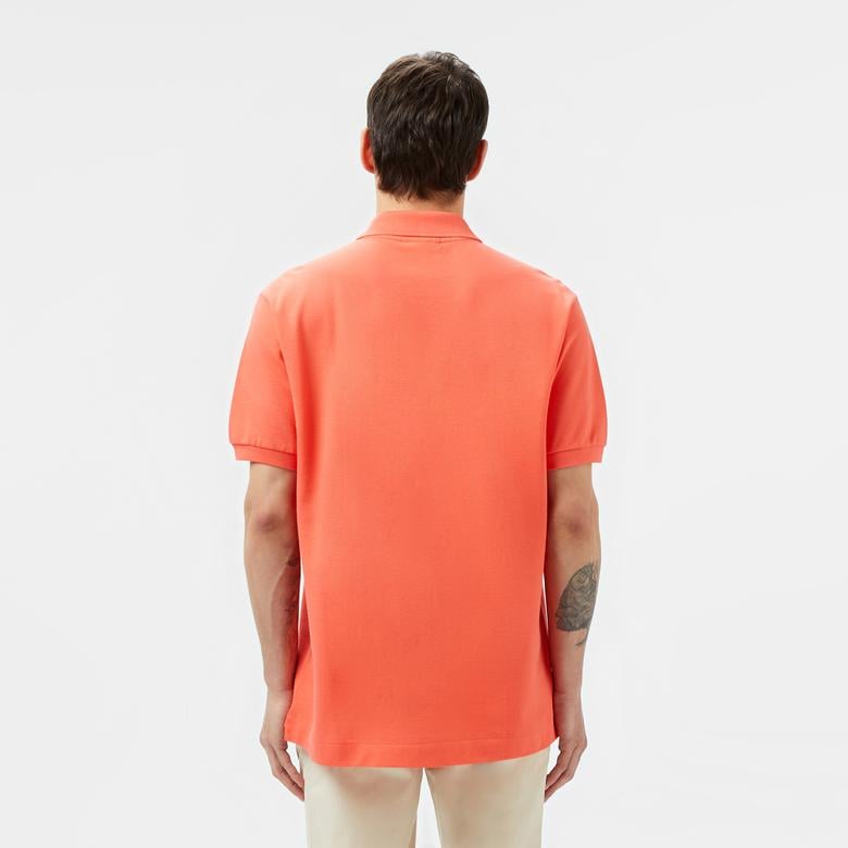 L.12.12 Erkek Classic Fit Turuncu Polo