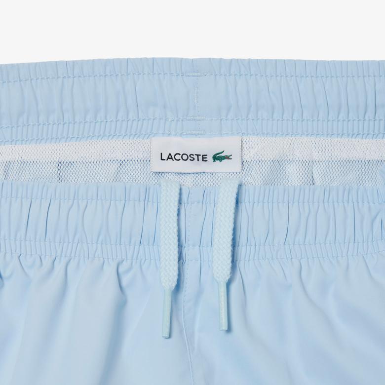 Erkek Çocuk Renk Bloklu Mavi Mayo