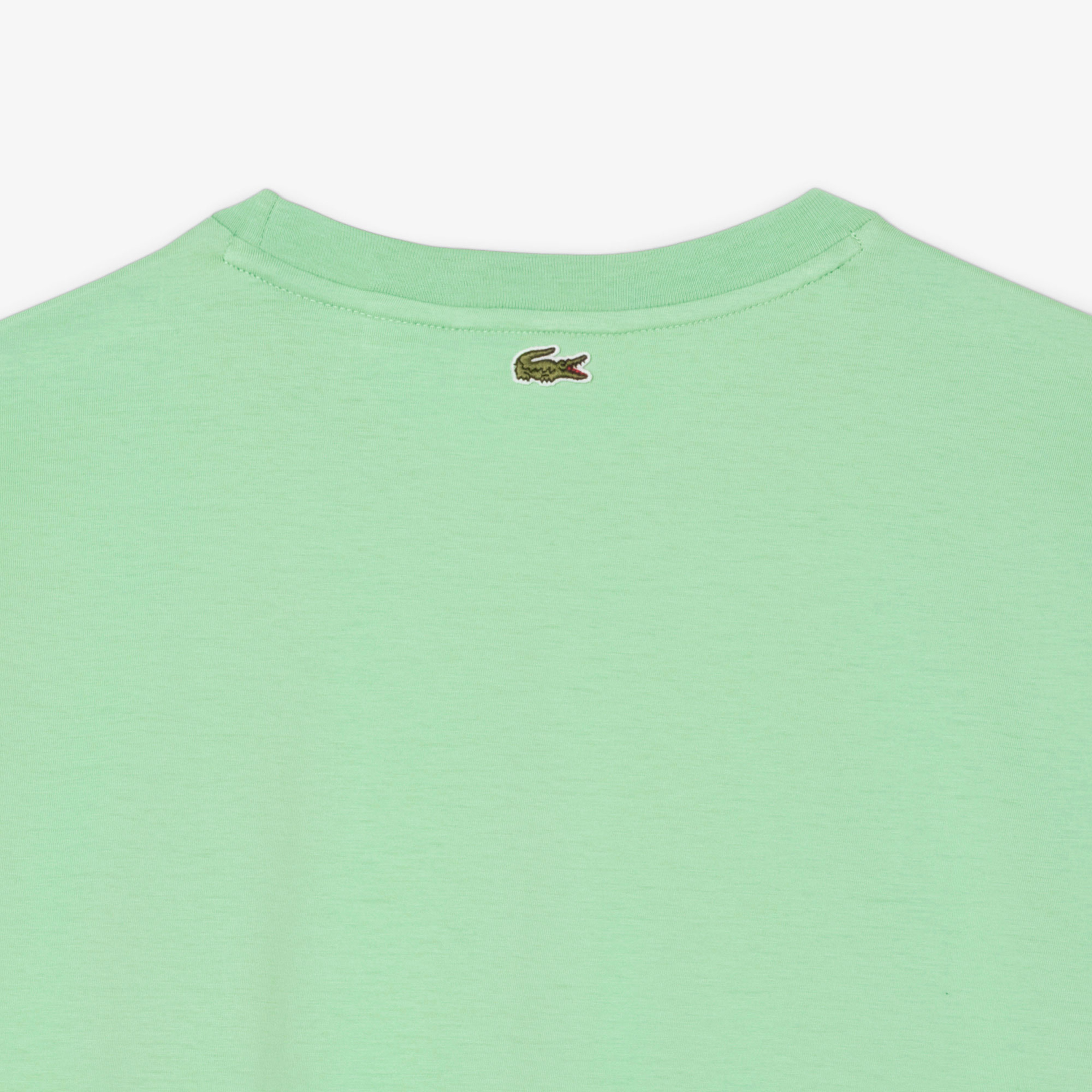 Kadın Bisiklet Yaka Açık Yeşil T-Shirt