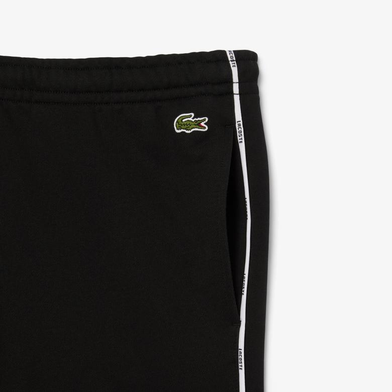 Lacoste Erkek Tapered Fit Siyah Eşofman Altı