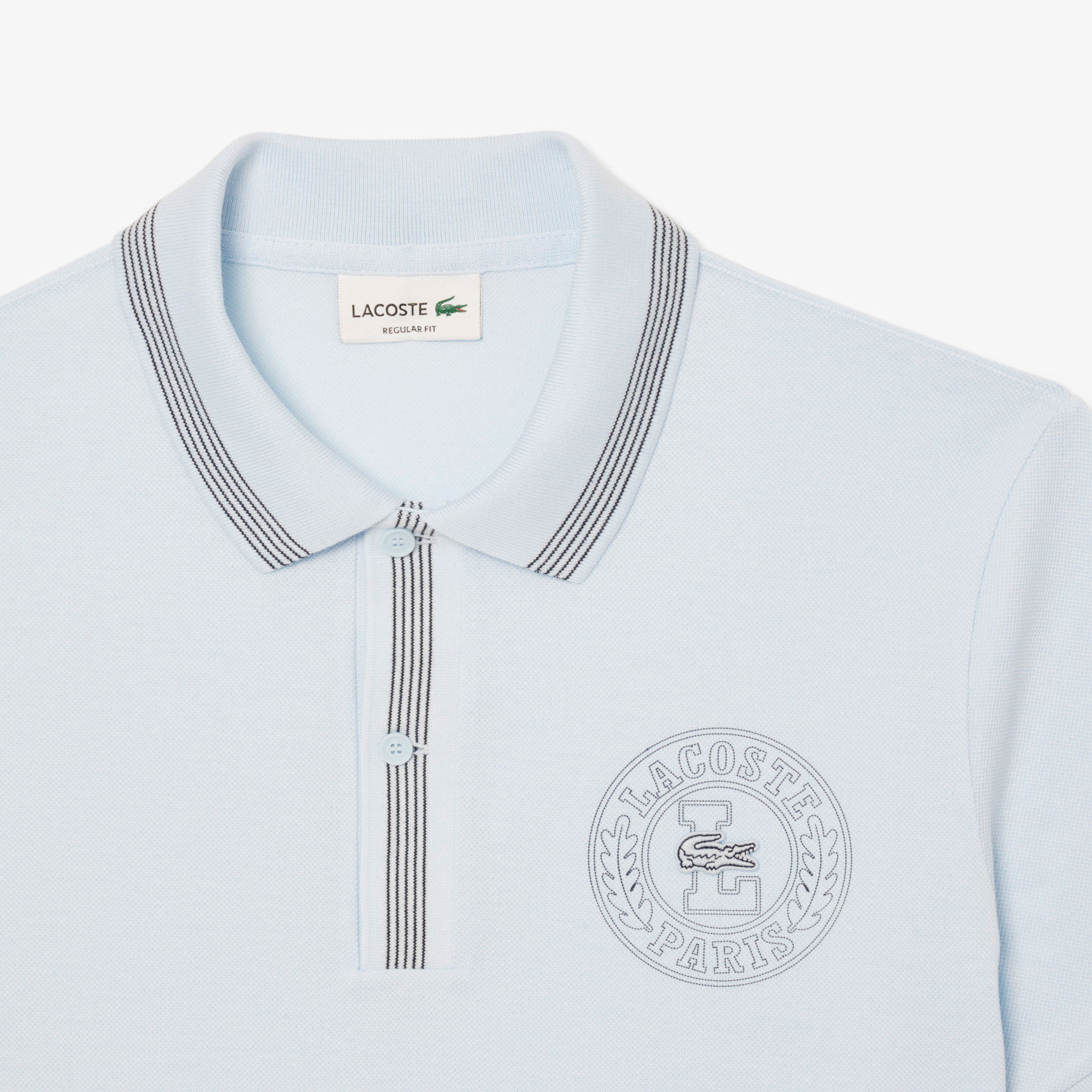 L.12.12 Erkek Regular Fit Mavi Polo