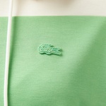 Kadın Kapüşonlu Renk Bloklu Açık Yeşil Sweatshirt