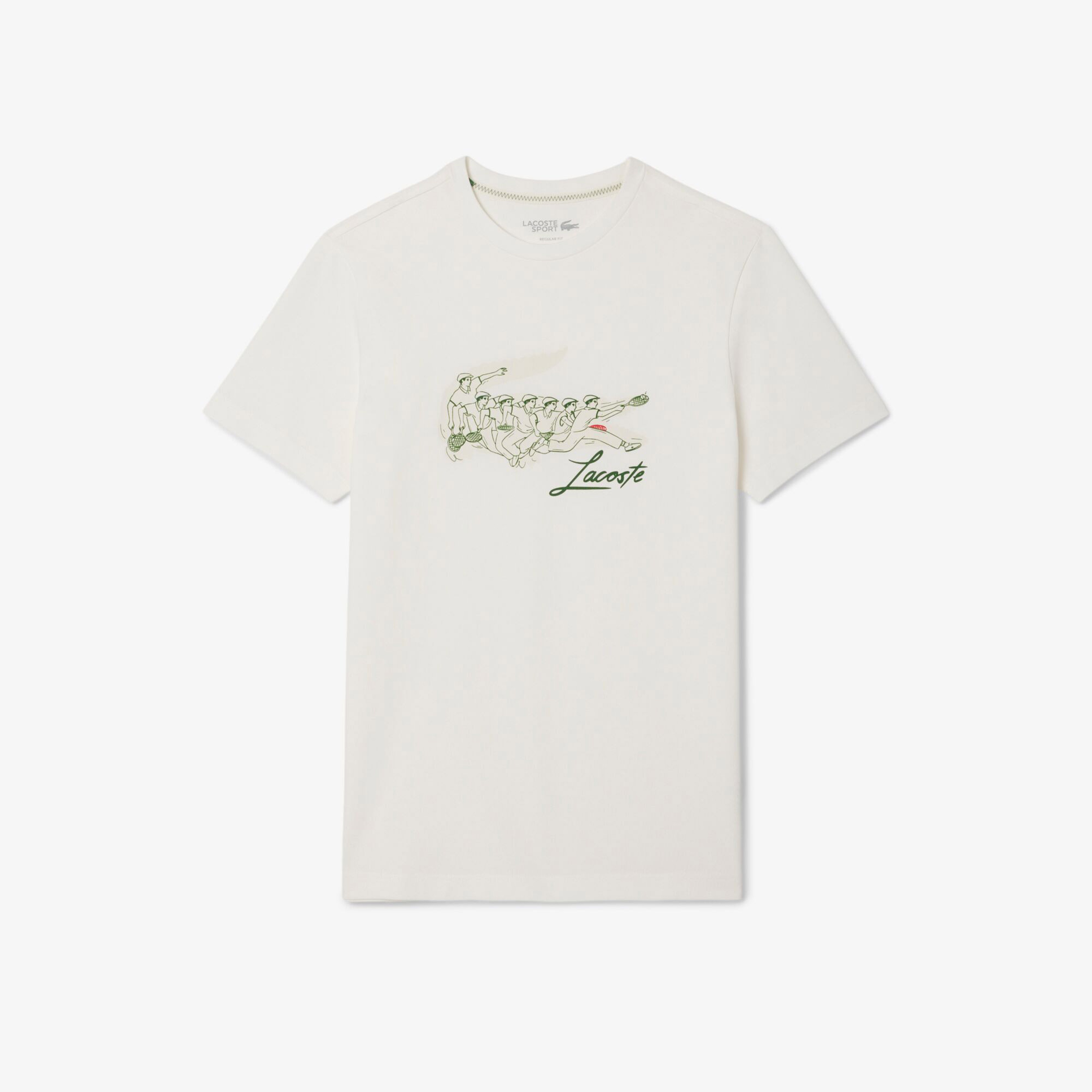 René Lacoste Print Tennis Heritage T-shirt