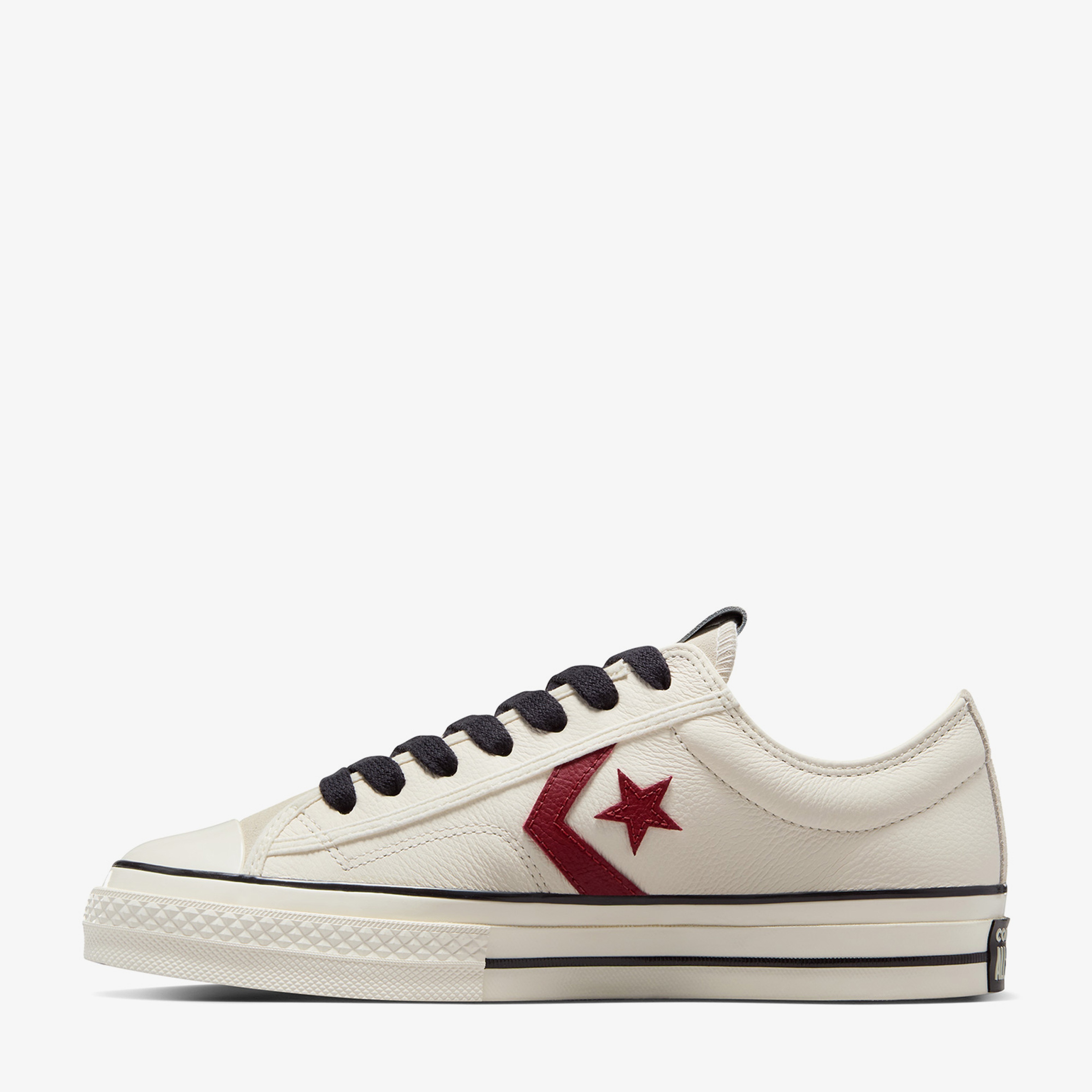 Converse Star Player 76 Unisex Krem Deri Sneaker