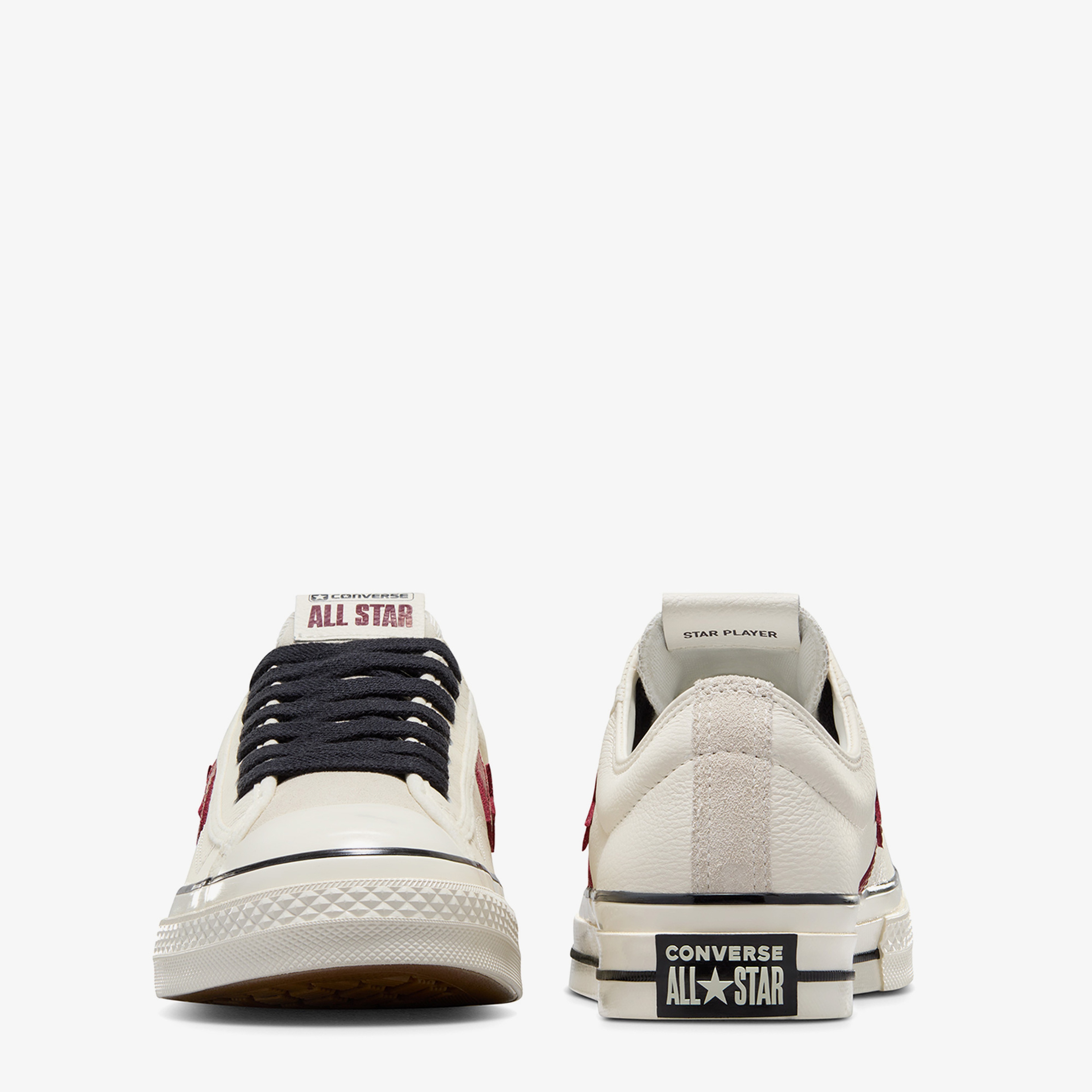 Converse Star Player 76 Unisex Krem Deri Sneaker