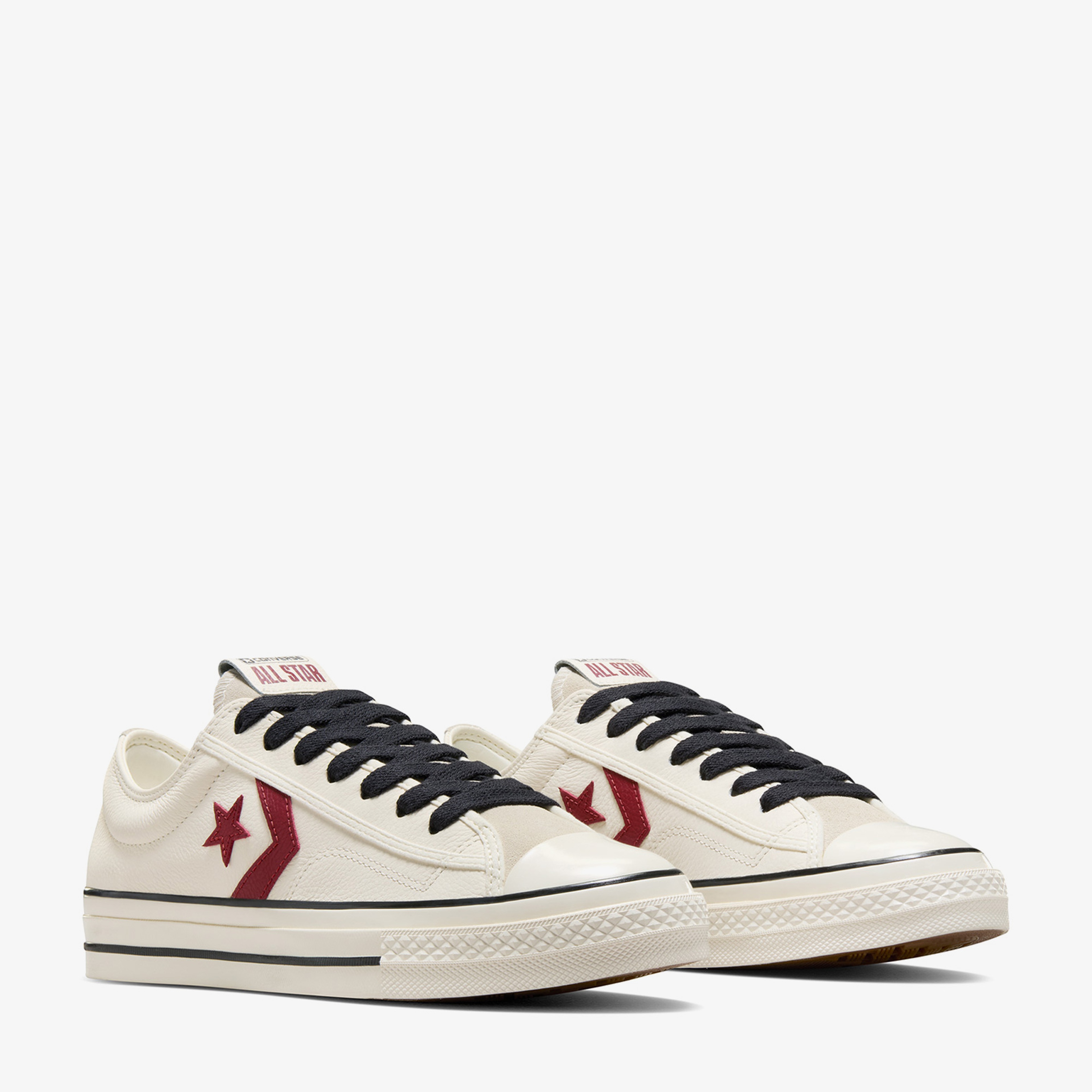 Converse Star Player 76 Unisex Krem Deri Sneaker