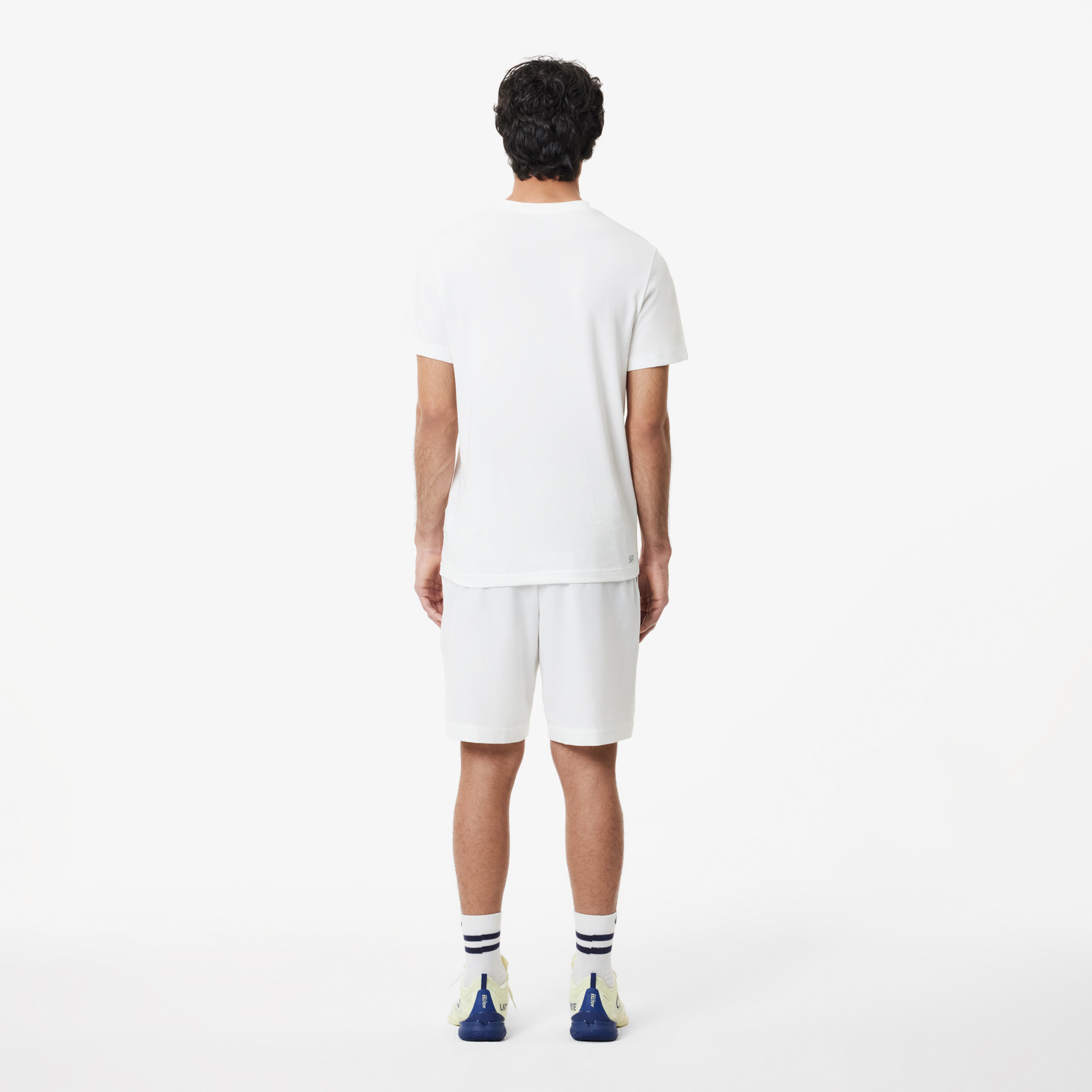 Erkek Regular Fit Beyaz Şort