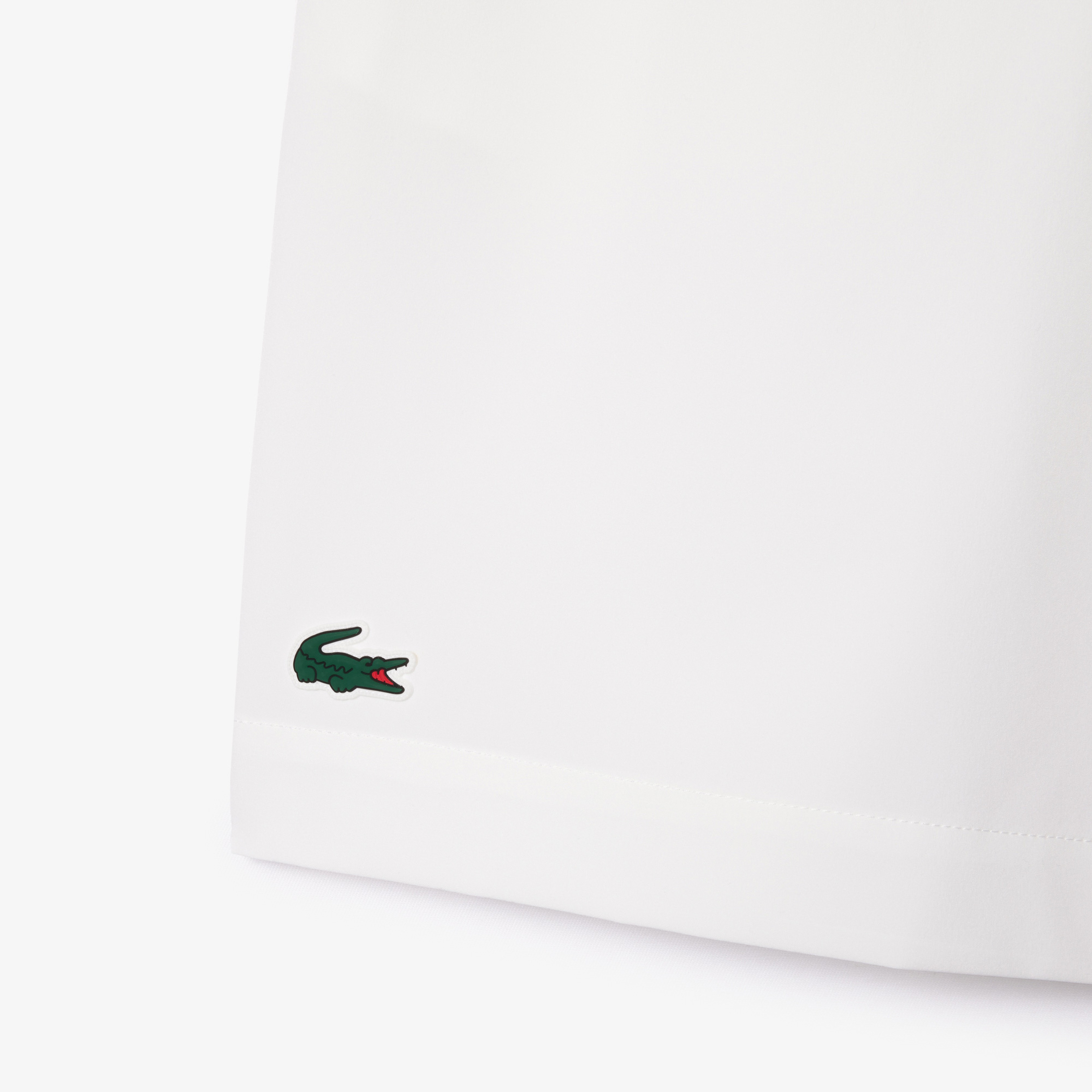 Erkek Regular Fit Beyaz Şort