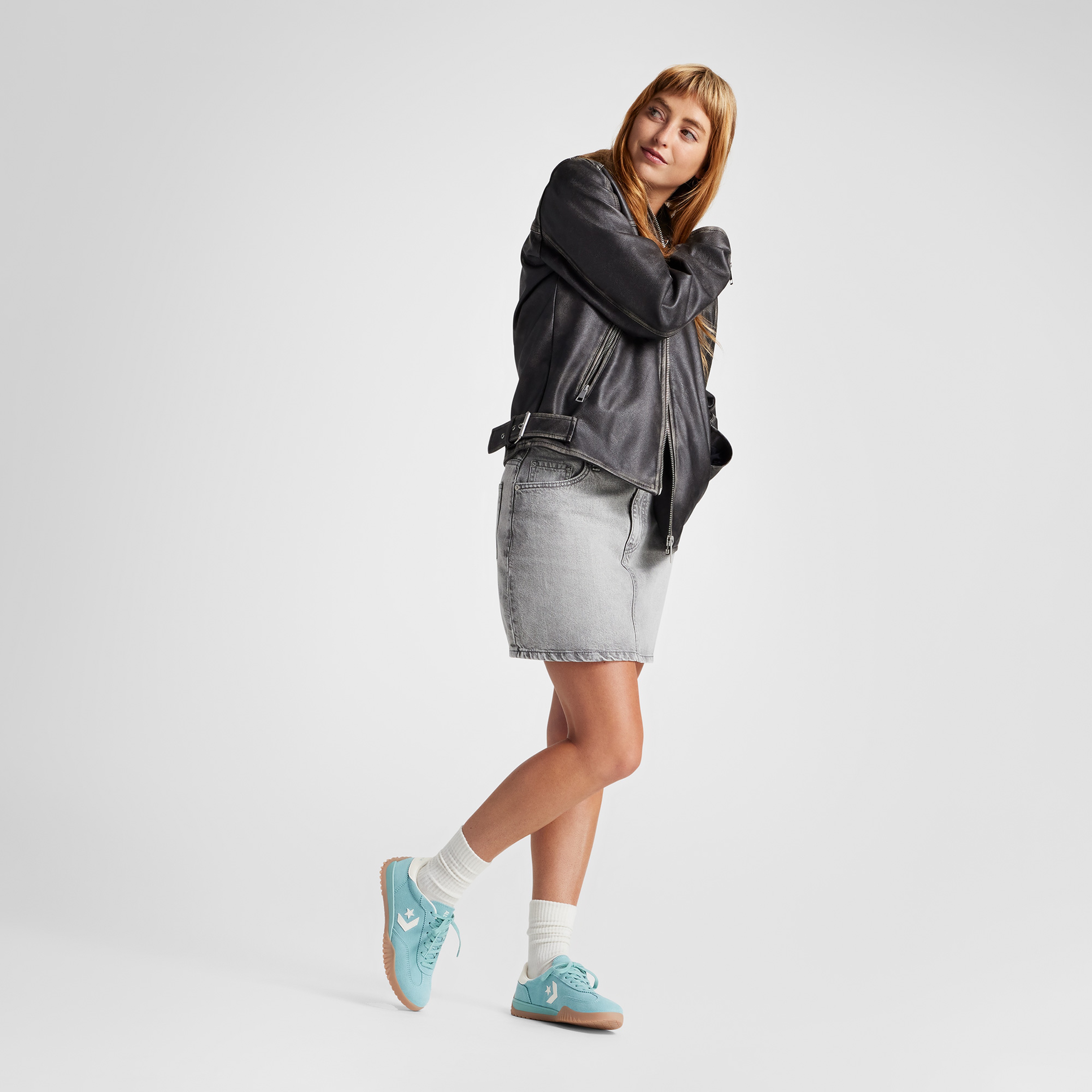 Converse Run Star Trainer Unisex Mavi Süet Sneaker