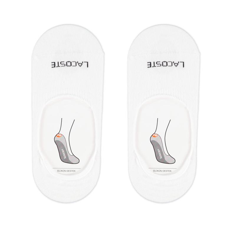 Unisex 2'li Beyaz Çorap