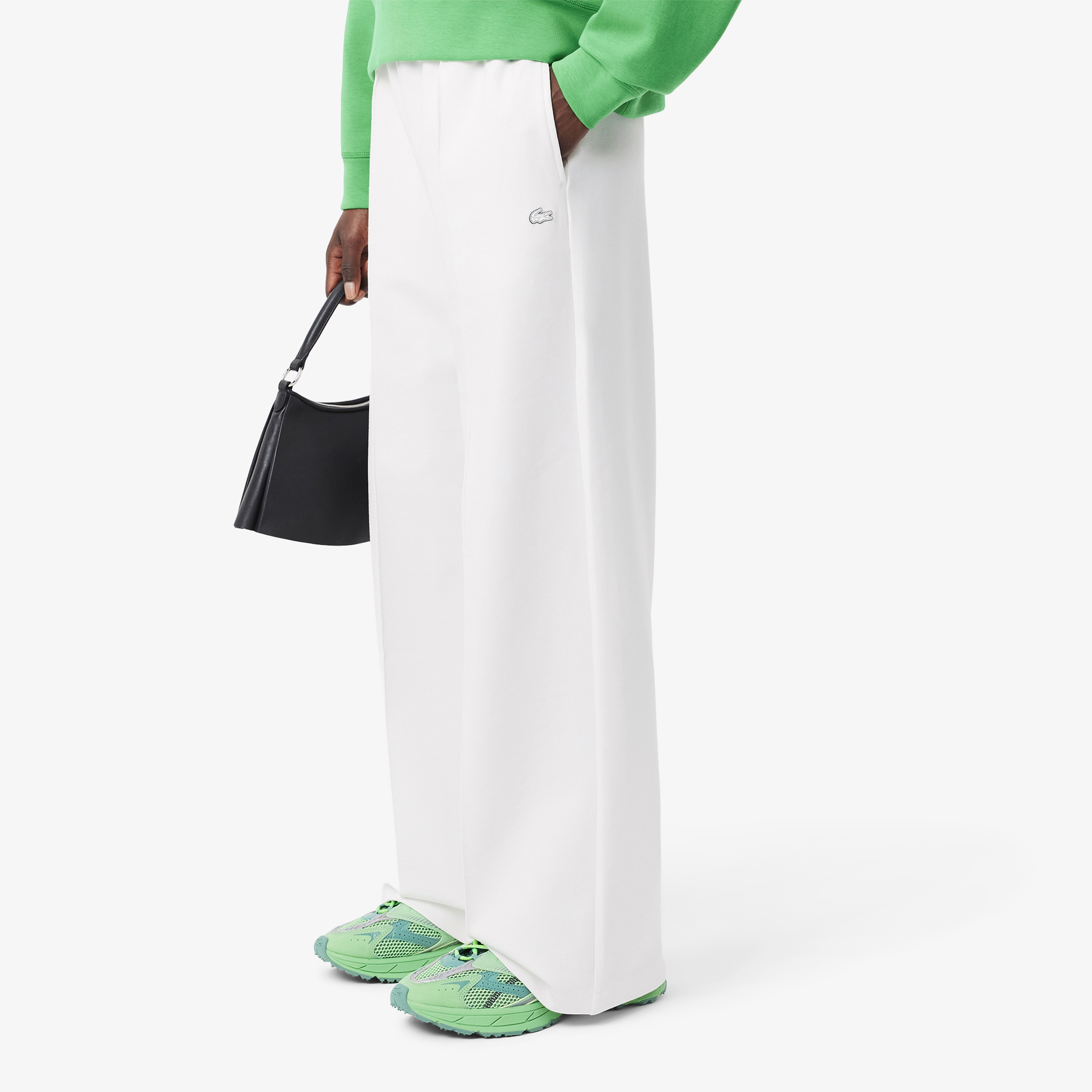 Kadın Regular Fit Beyaz Eşofman Altı