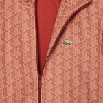 Lacoste Relaxed Fit Monogram Erkek Kahverengi Eşofman Üstü