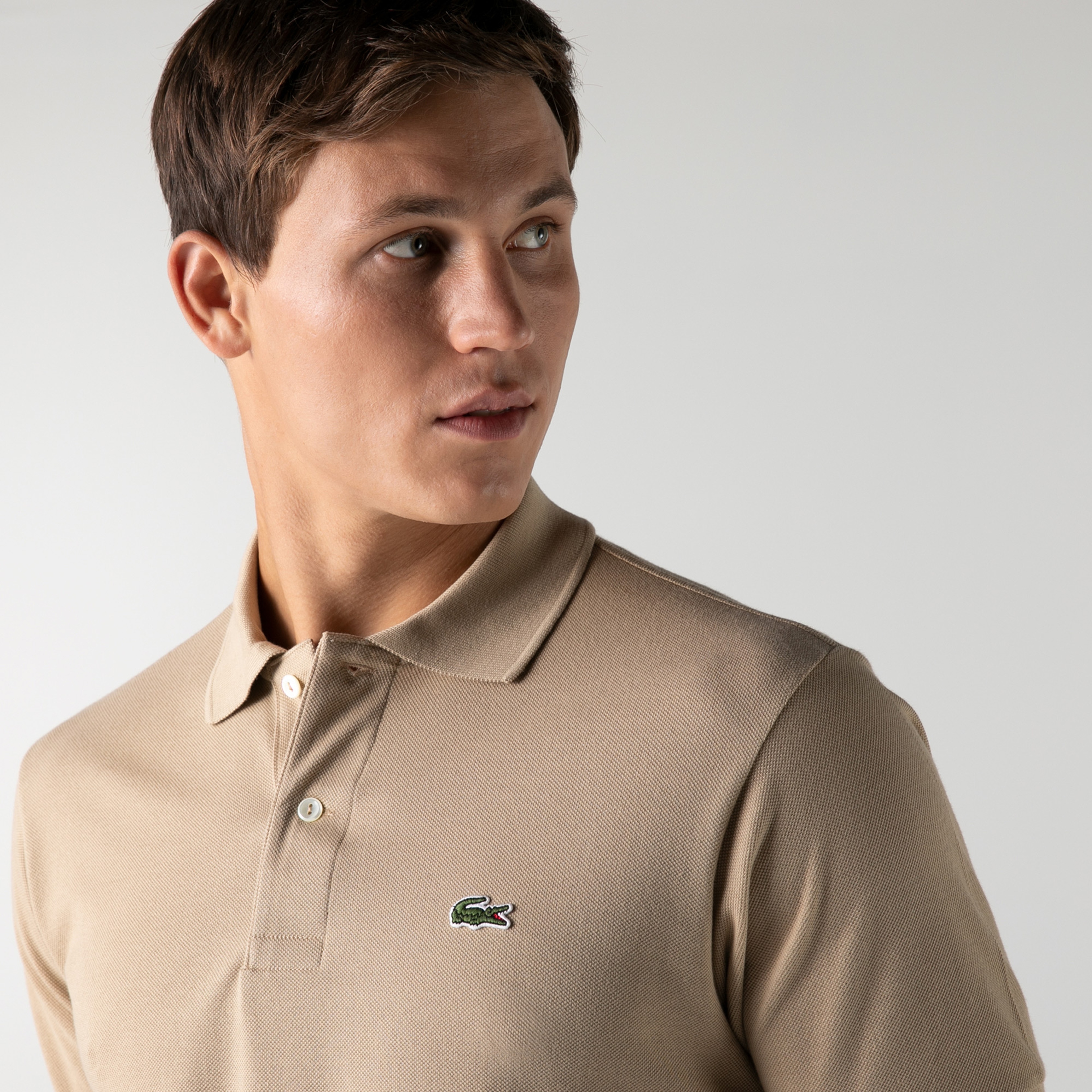 Lacoste L.12.12 Erkek Classic Fit Kahverengi Polo
