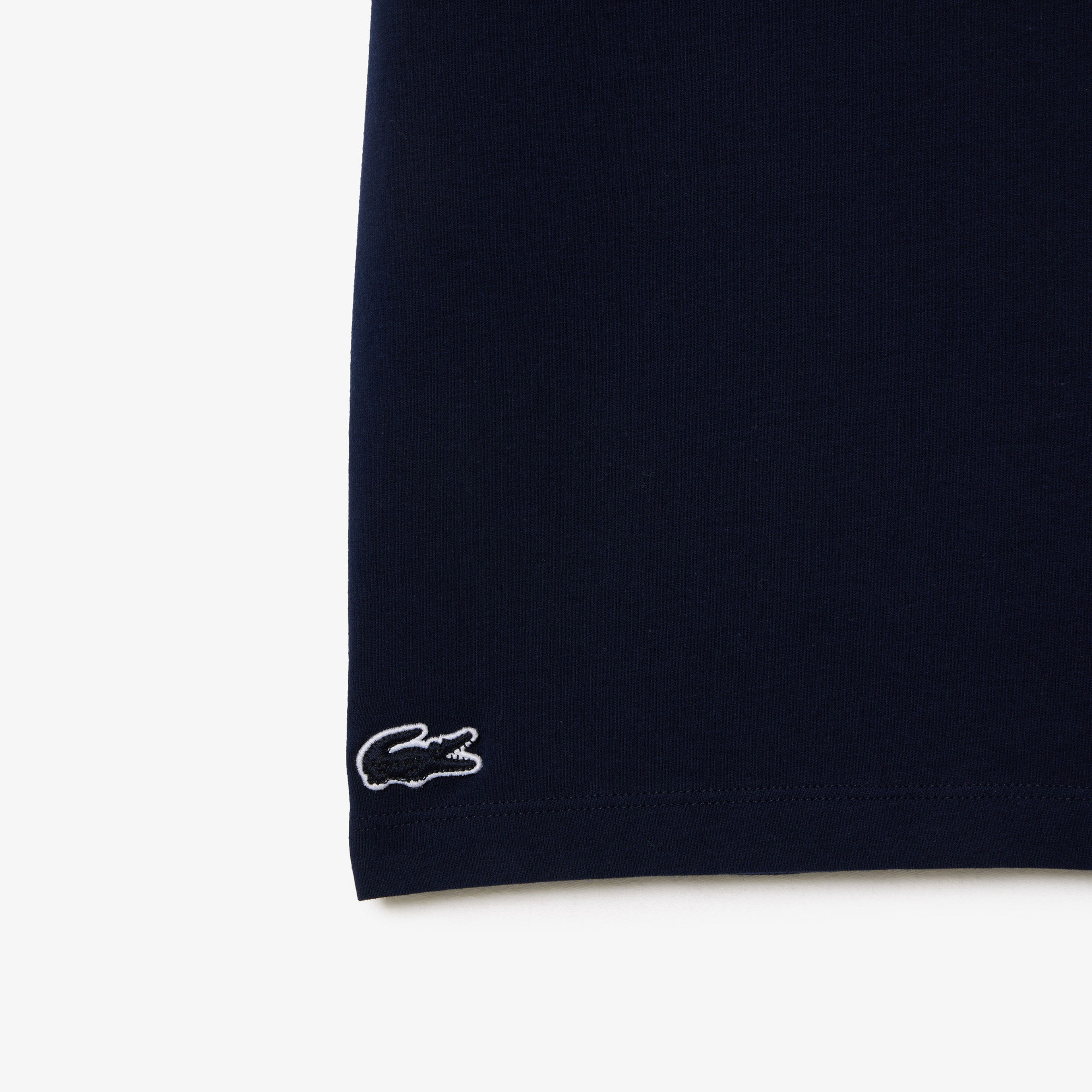 Erkek Relaxed Fit Kısa Kollu Bisiklet Yaka Lacivert Pijama Üstü