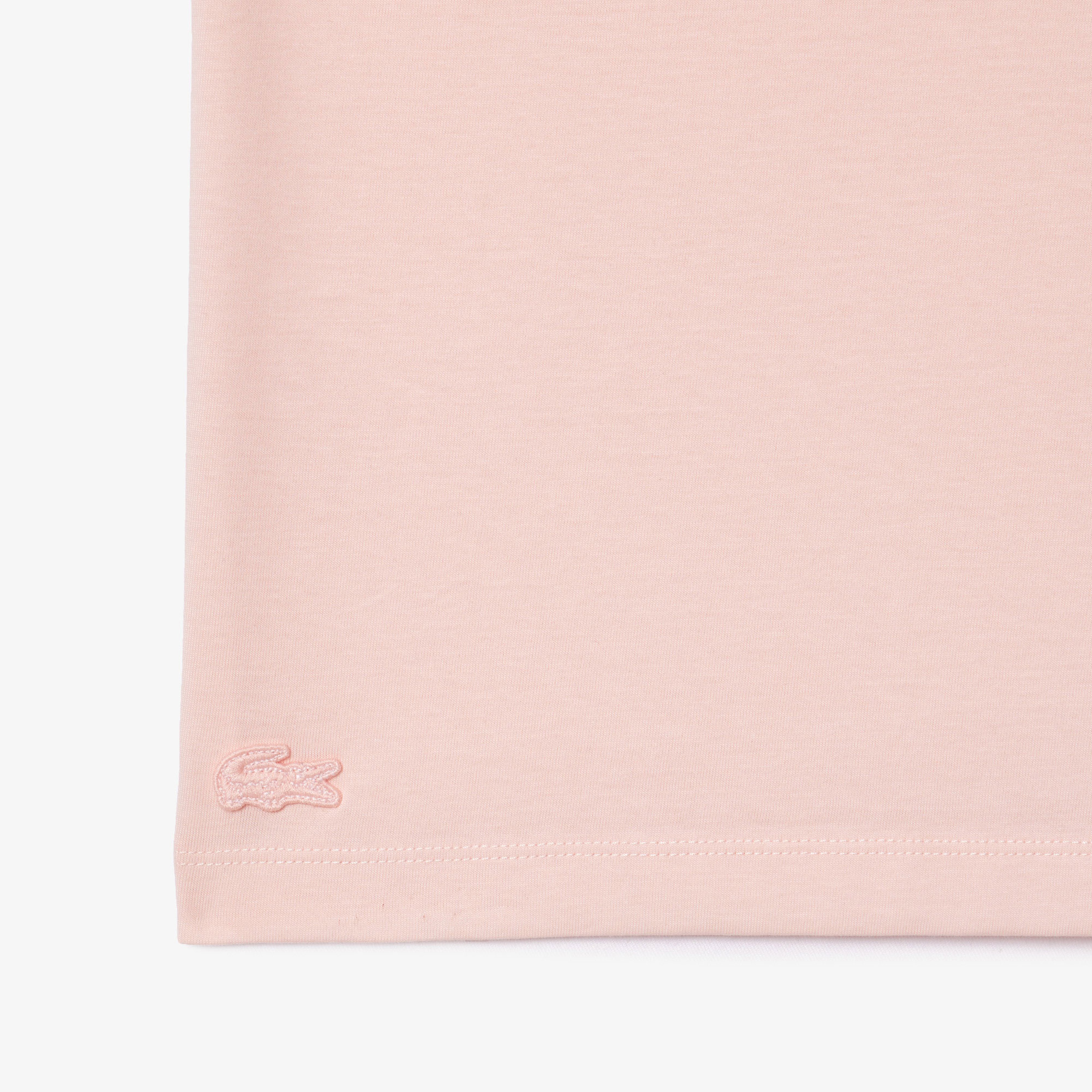 Erkek Relaxed Fit Kısa Kollu Bisiklet Yaka Pembe Pijama Üstü