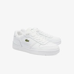 Lacoste T-Clip Set Leather Erkek Beyaz Sneaker
