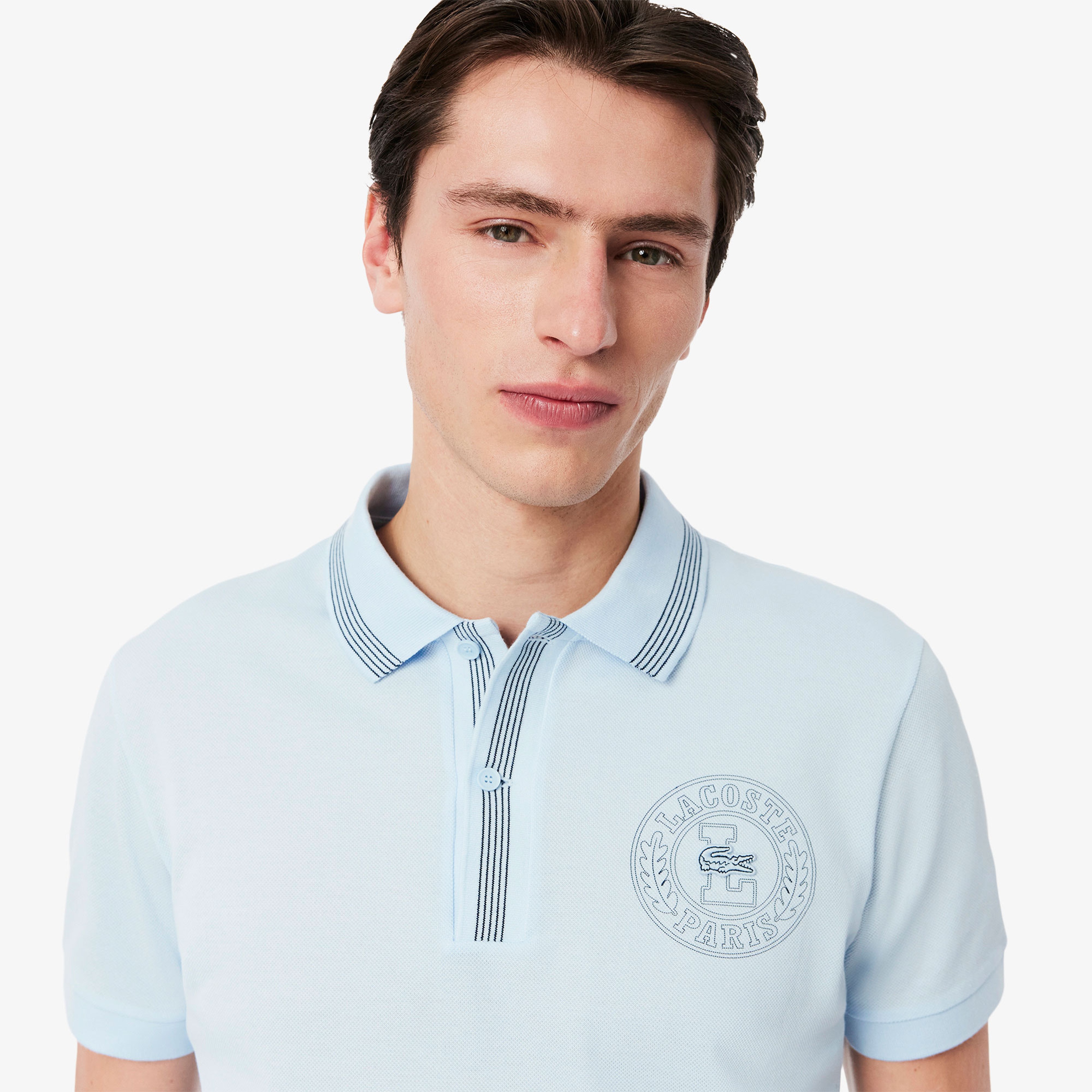 L.12.12 Erkek Regular Fit Mavi Polo