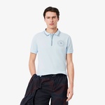 L.12.12 Erkek Regular Fit Mavi Polo