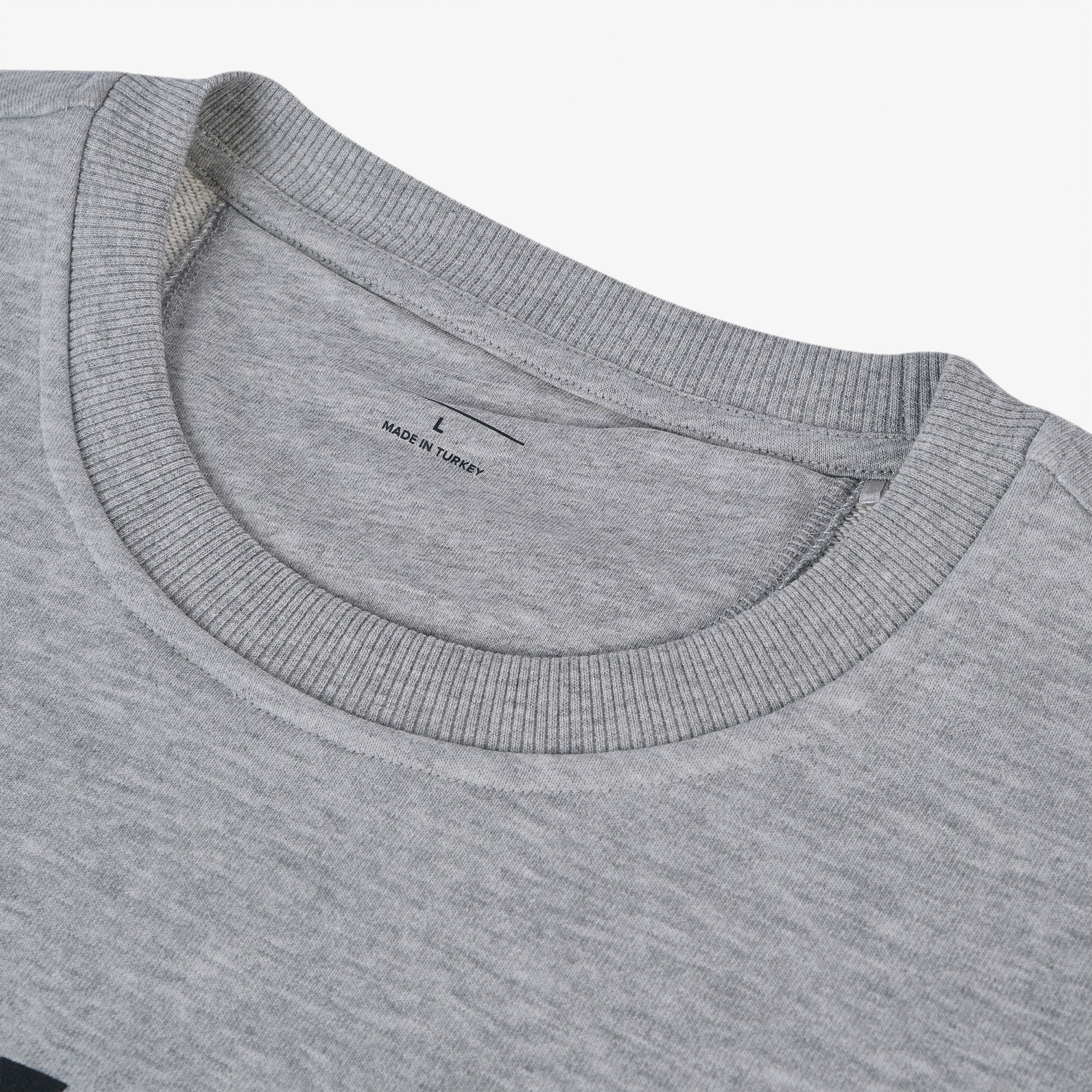 New Balance Bujin Boxing Erkek Gri Sweatshirt