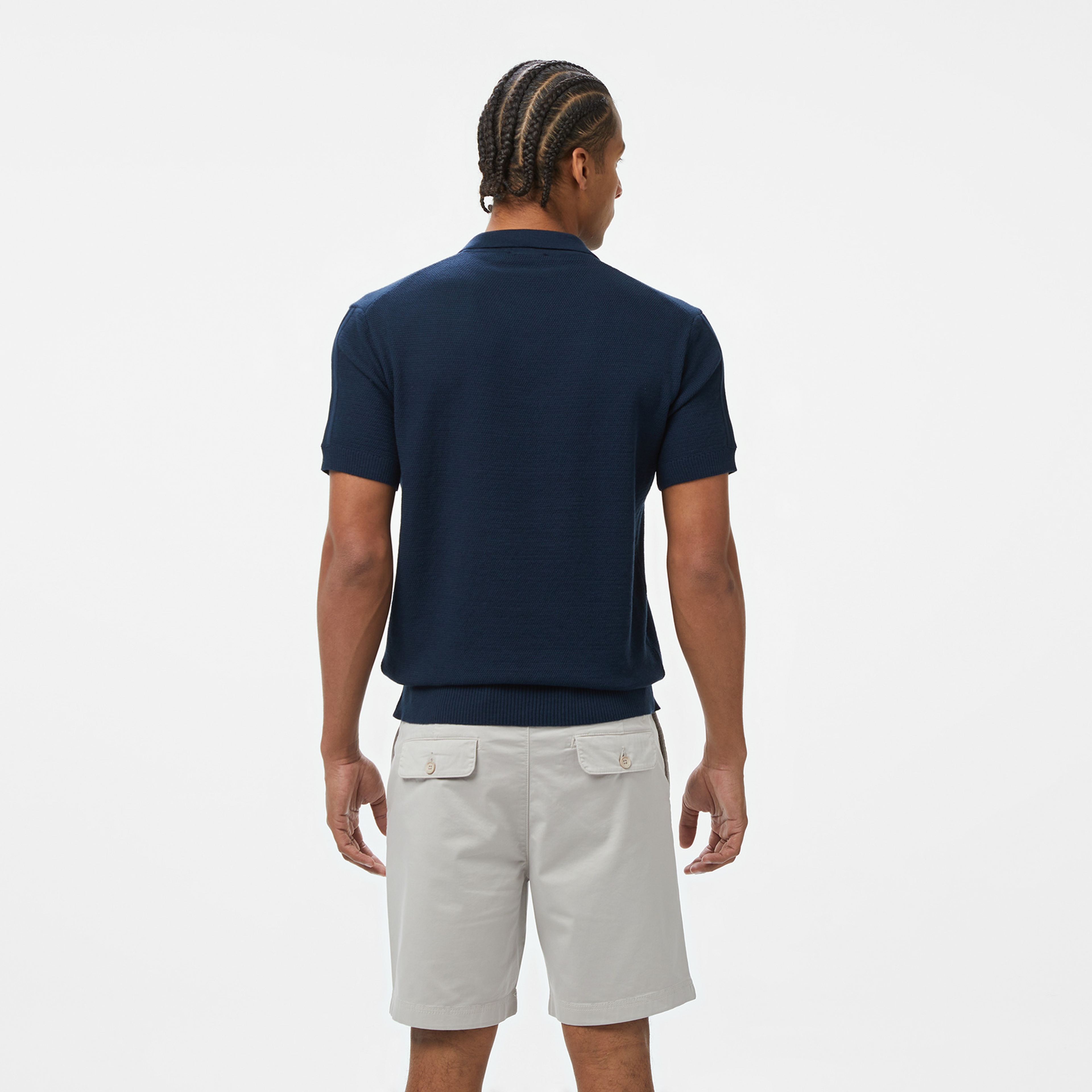 Nautica Erkek Lacivert Kısa Kollu Triko