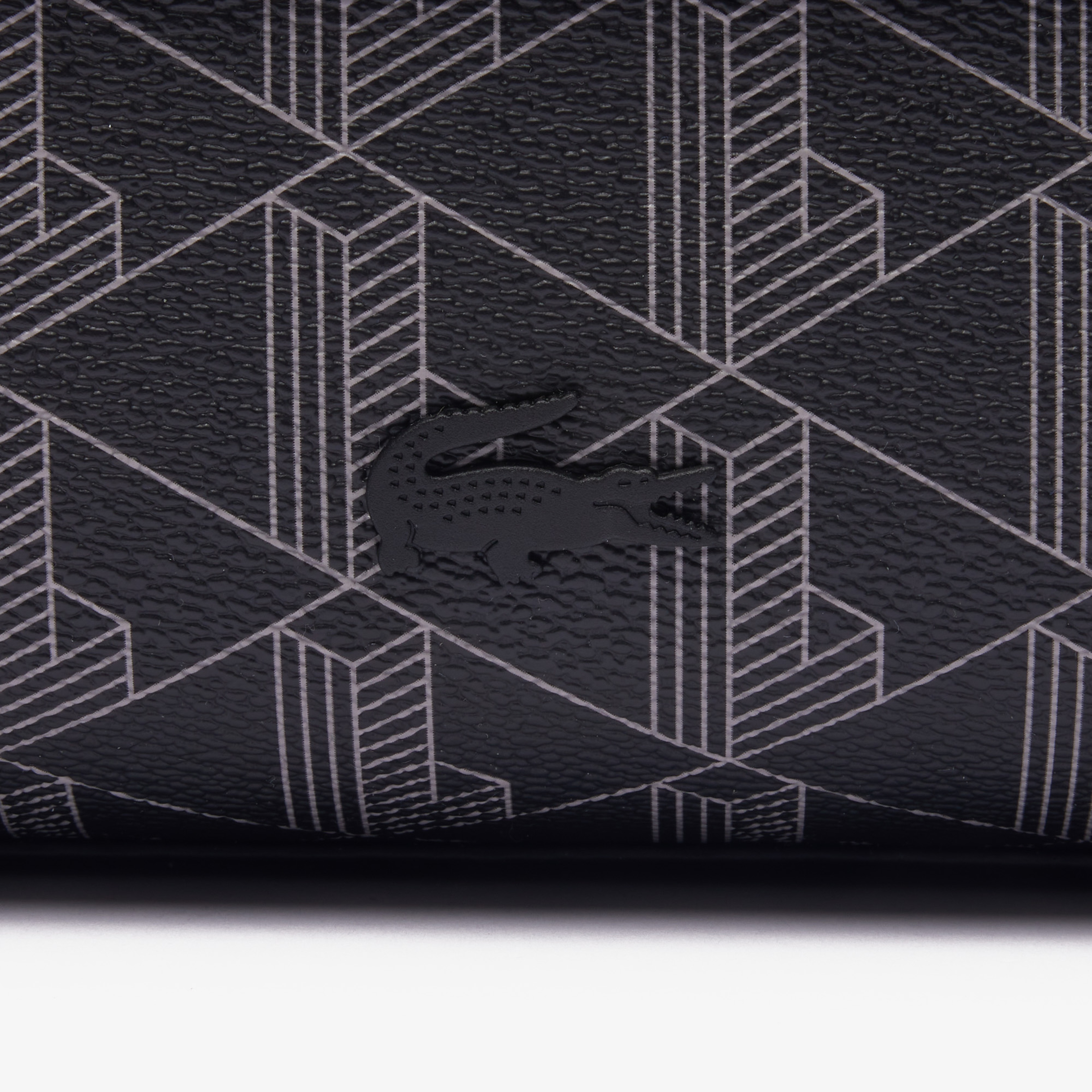 Lacoste Erkek Monogram Siyah Seyahat Çantası