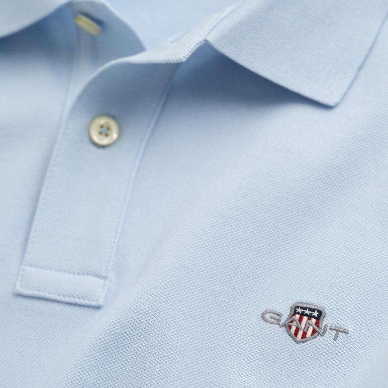 GANT Erkek Mavi Regular Fit Polo