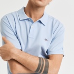 GANT Erkek Mavi Regular Fit Polo