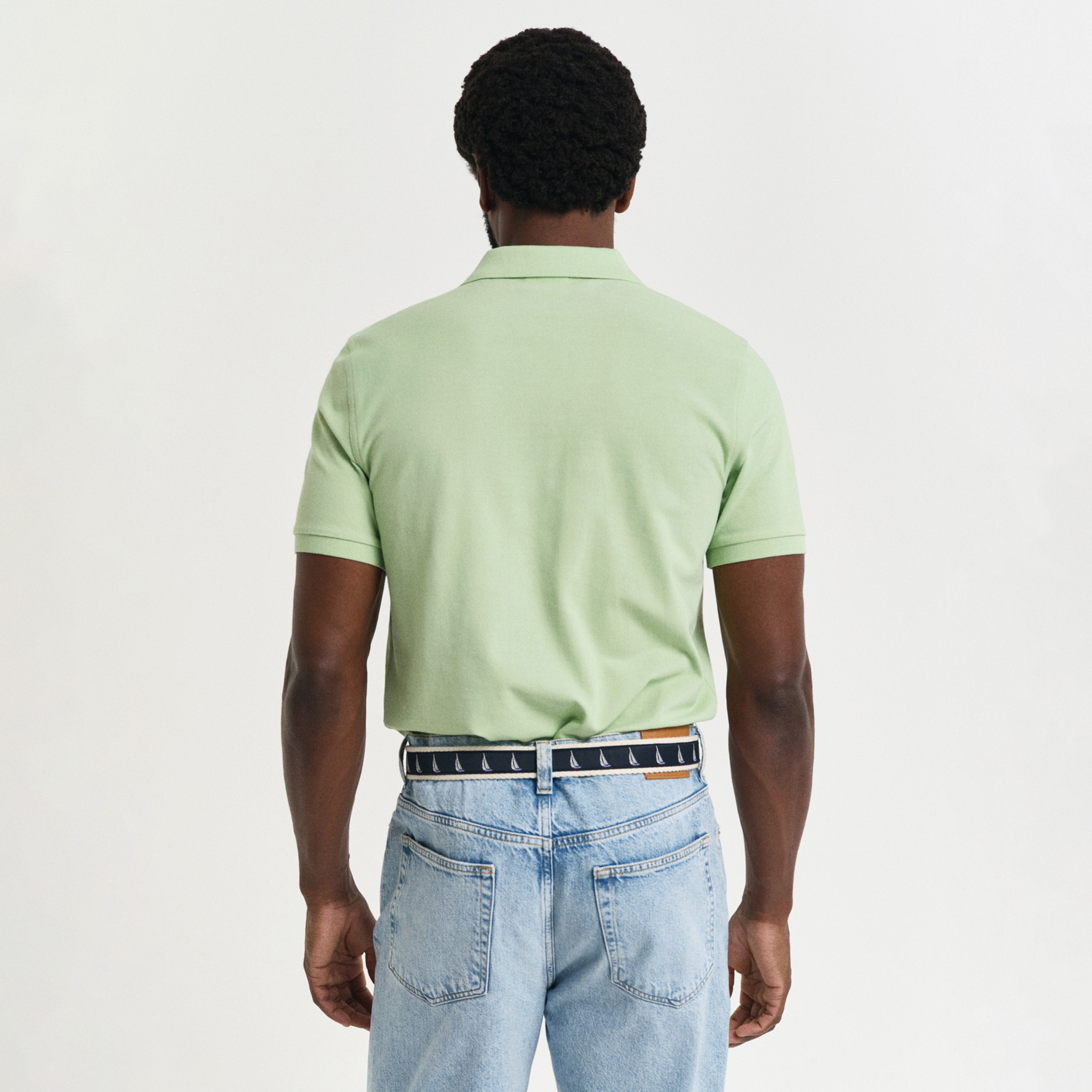 GANT Erkek Yeşil Regular Fit Polo