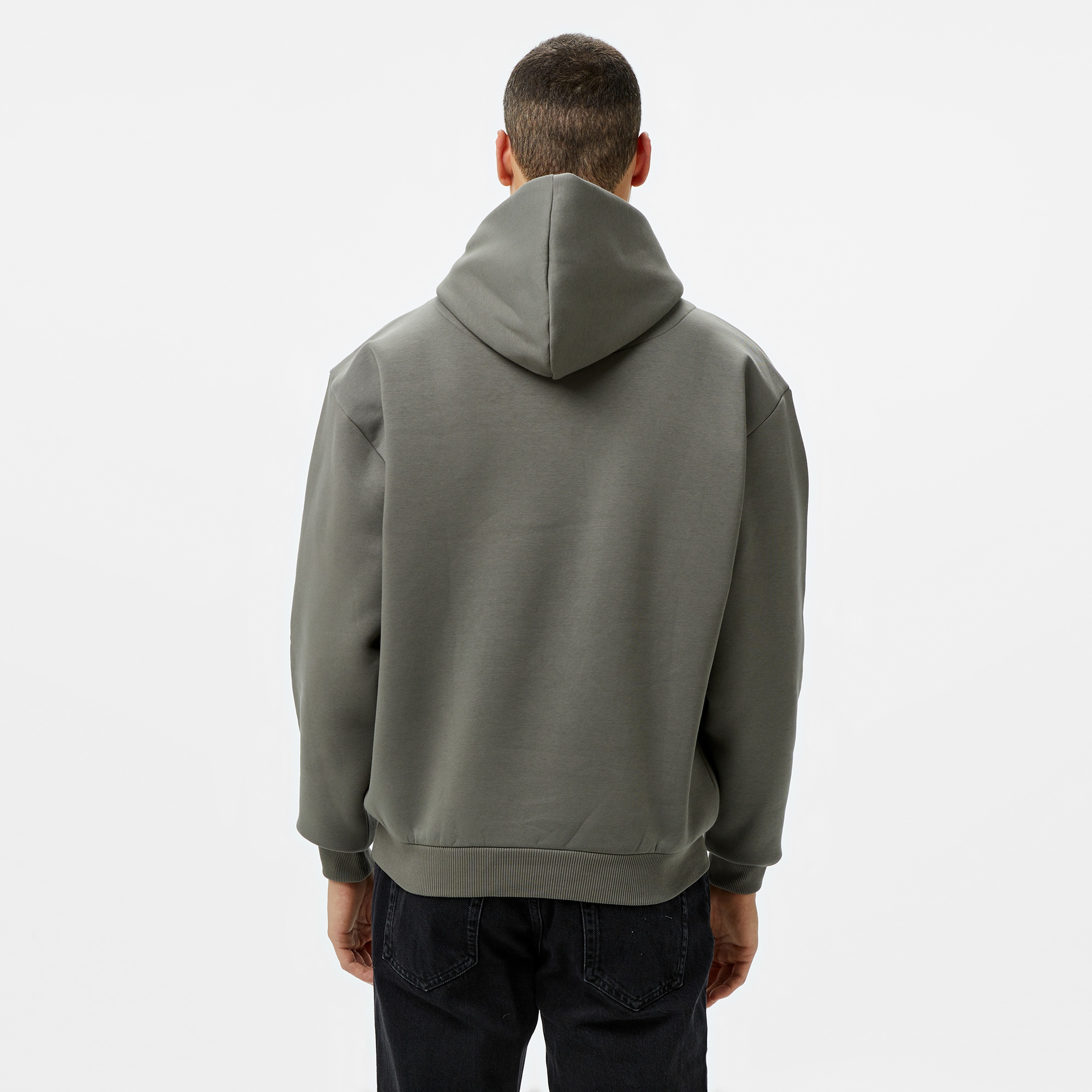 Karl Kani Small Signature Essential Os  Erkek Gri Hoodie