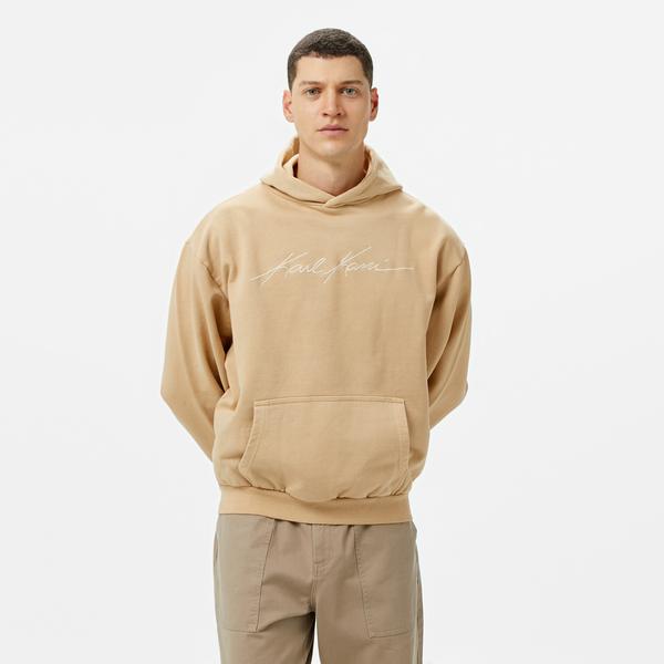 Karl Kani Og Eagle Print Os Erkek Gri Hoodie