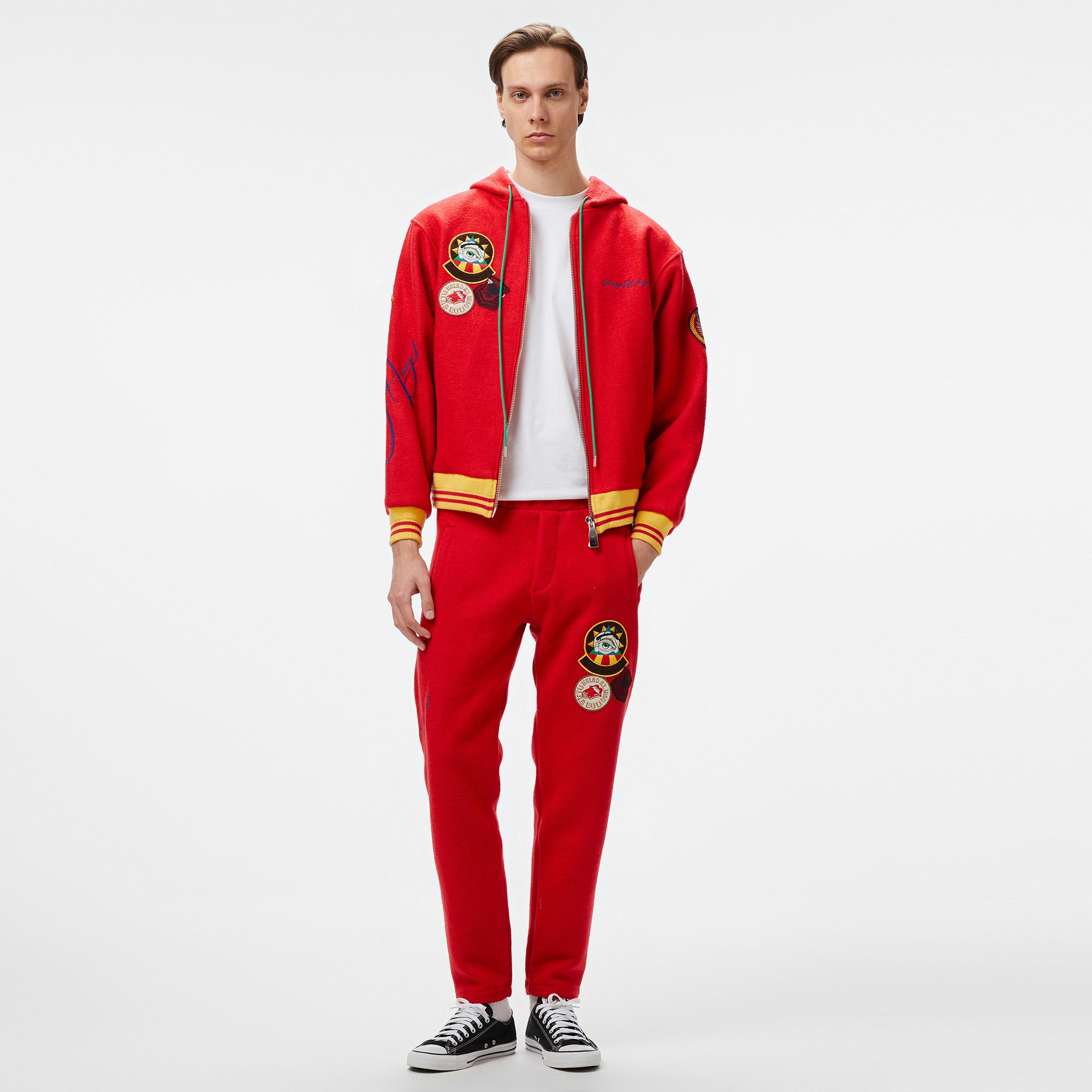 Story Of Angels Soa Big Chef Lana Wool  Erkek Kırmızı Pantolon