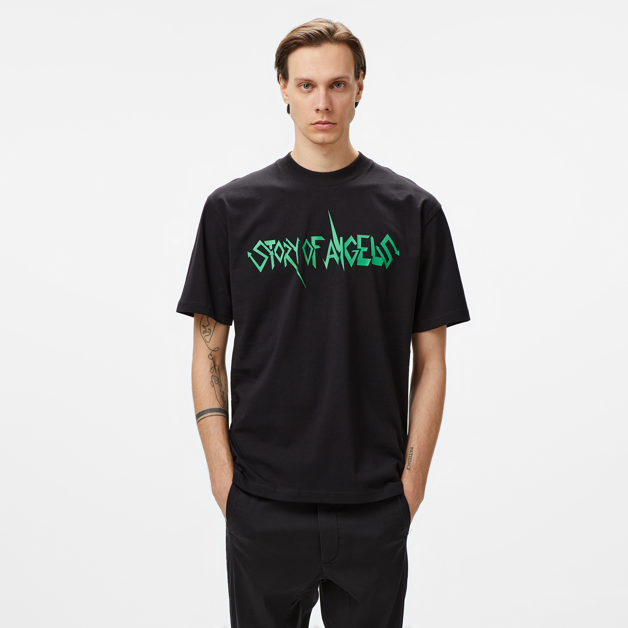 Story Of Angels Soa Budha Dream  Erkek Siyah T-Shirt