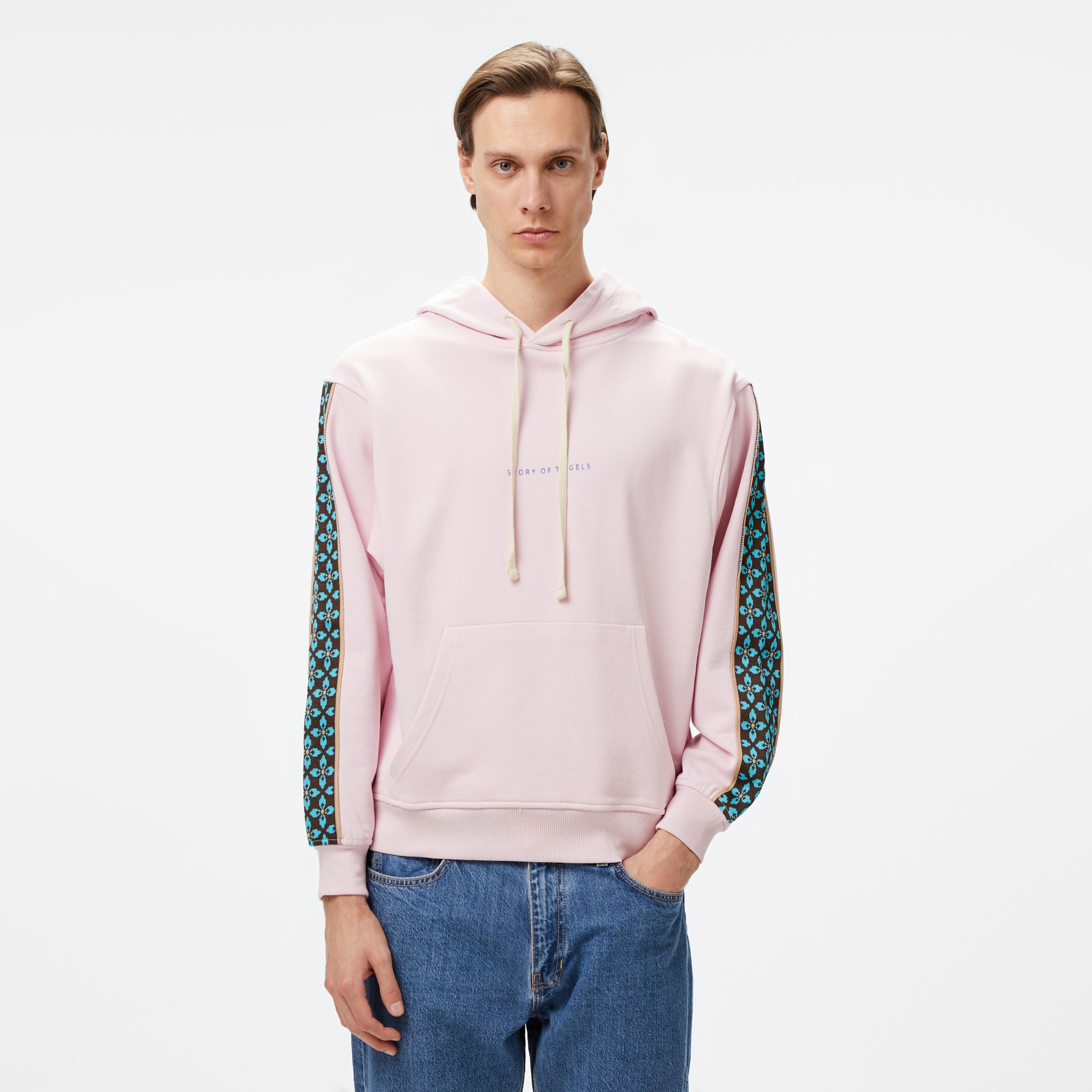 Story Of Angels Budha Dream Romance Erkek Pembe Sweatshirt