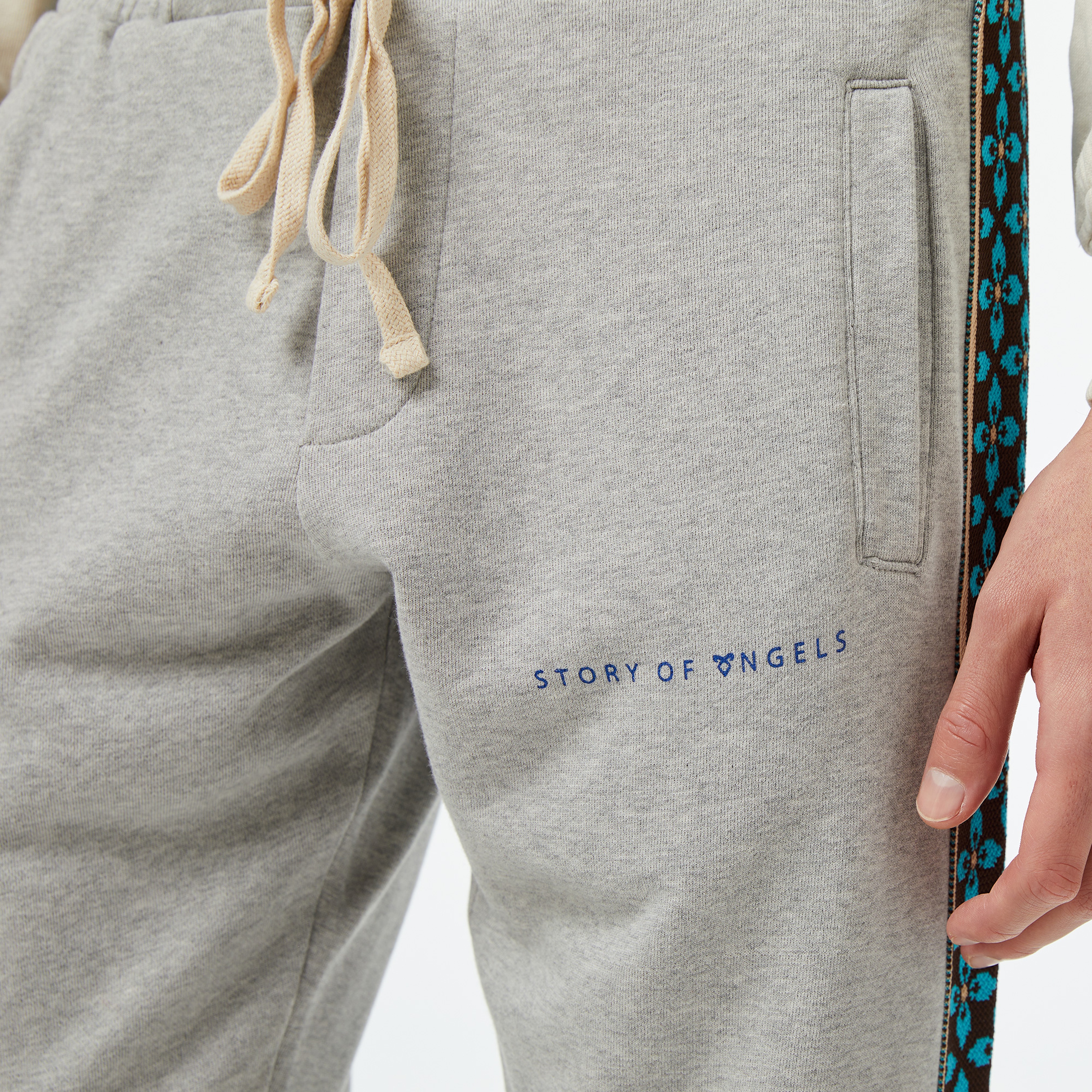 Story Of Angels Soa Dream Logo Band t Erkek Gri Eşofman Altı