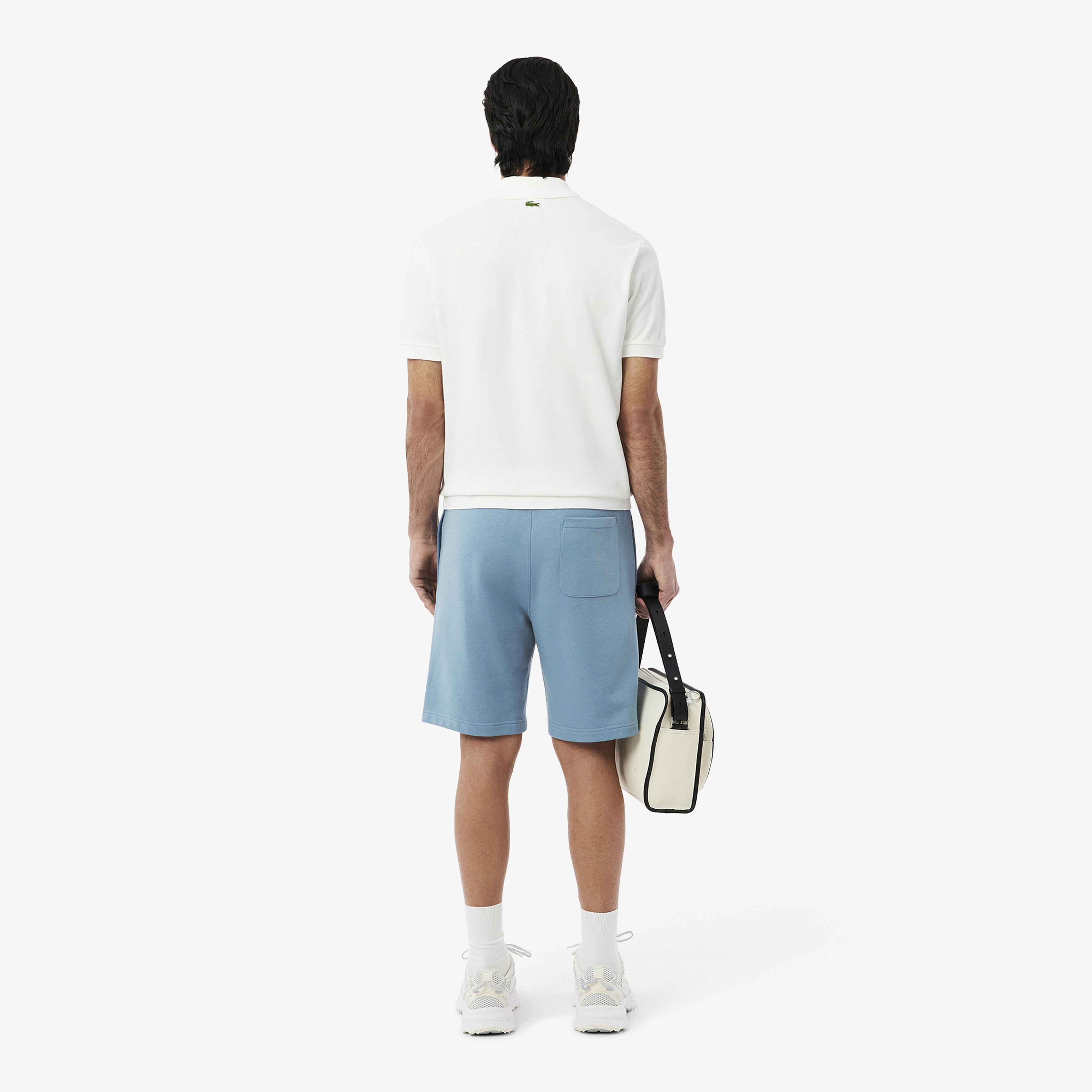 Lacoste Graphic Cotton Fleece Erkek Mavi Şort