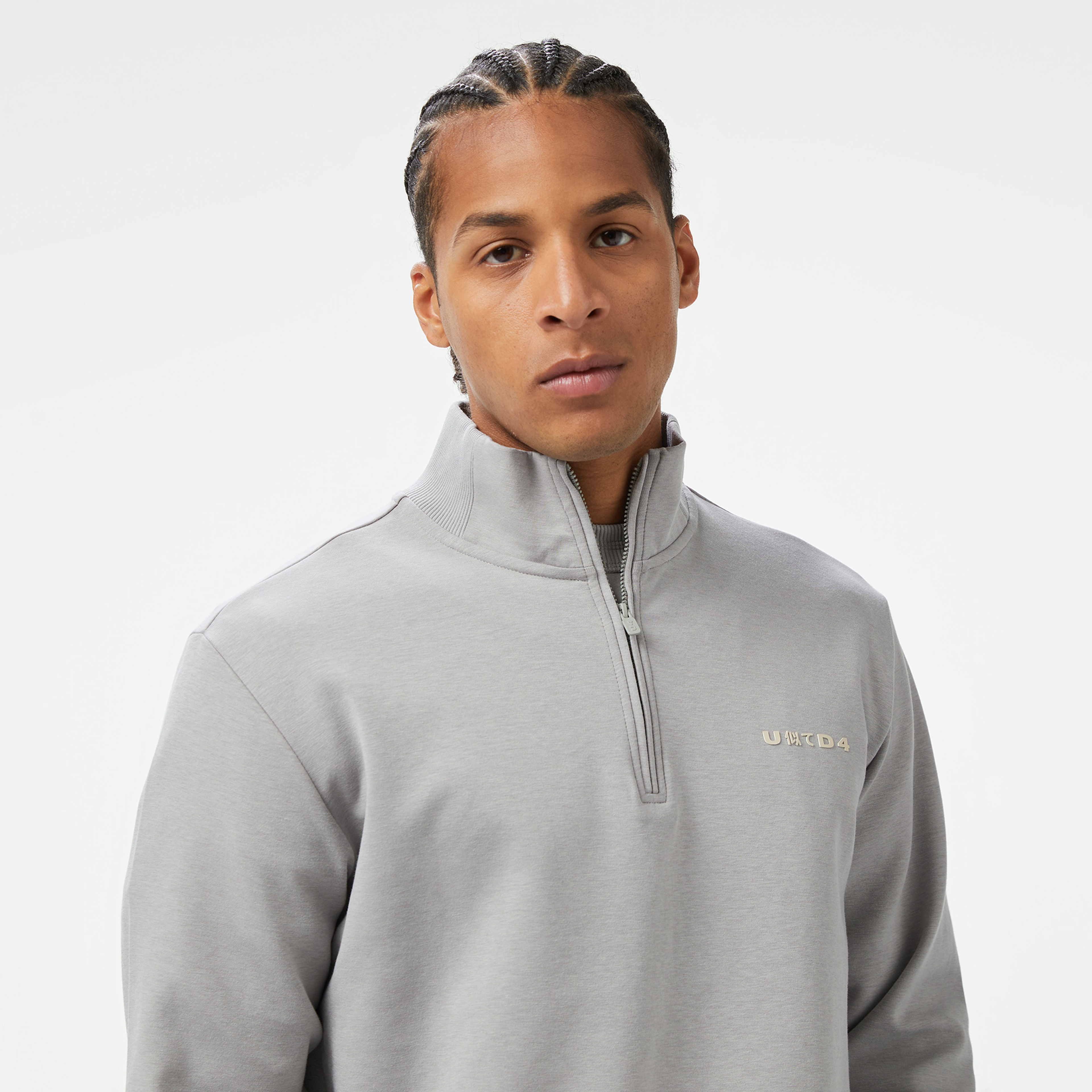 UNITED4 Unisex Gri Sweatshirt