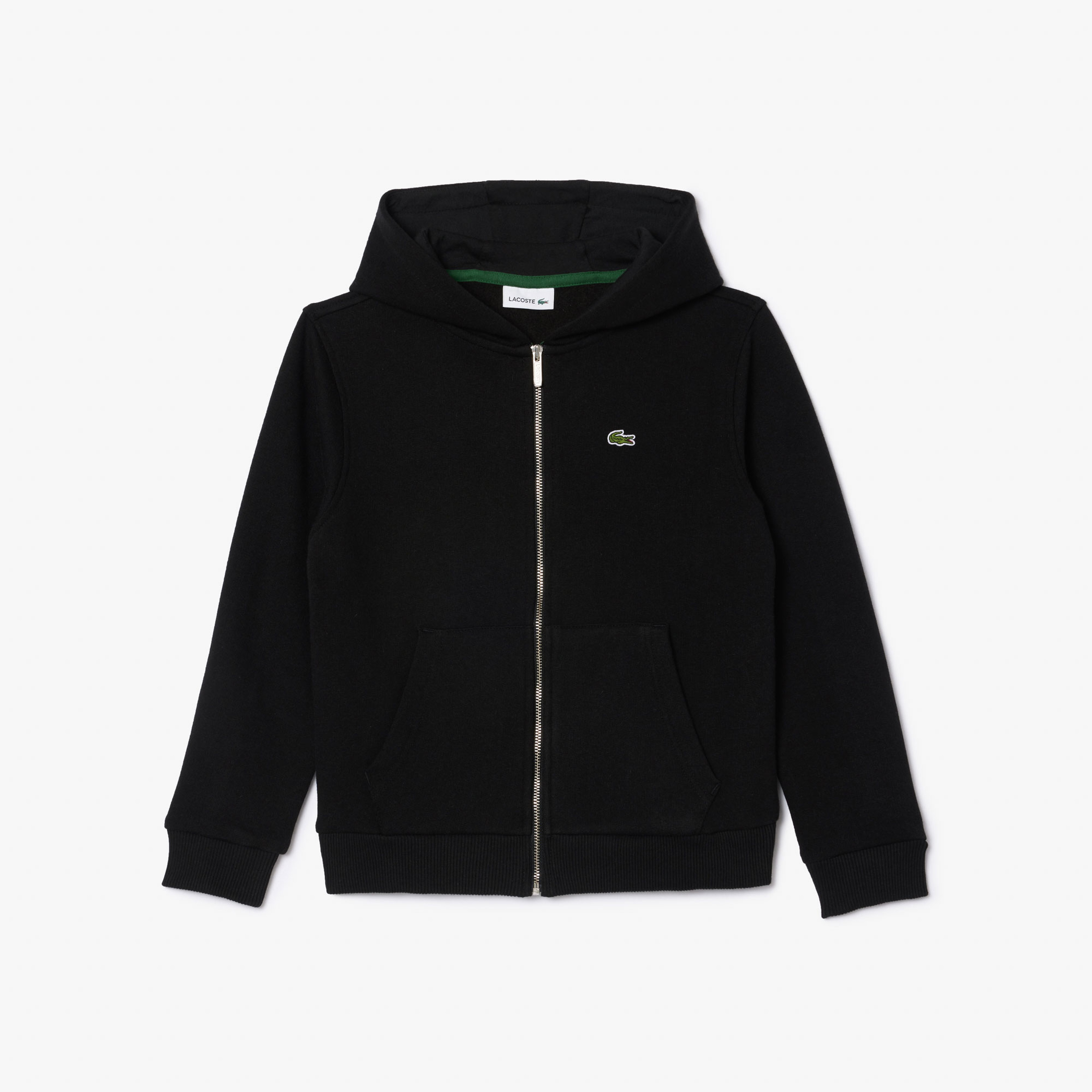 Lacoste Çocuk Kapüşonlu Siyah Sweatshirt