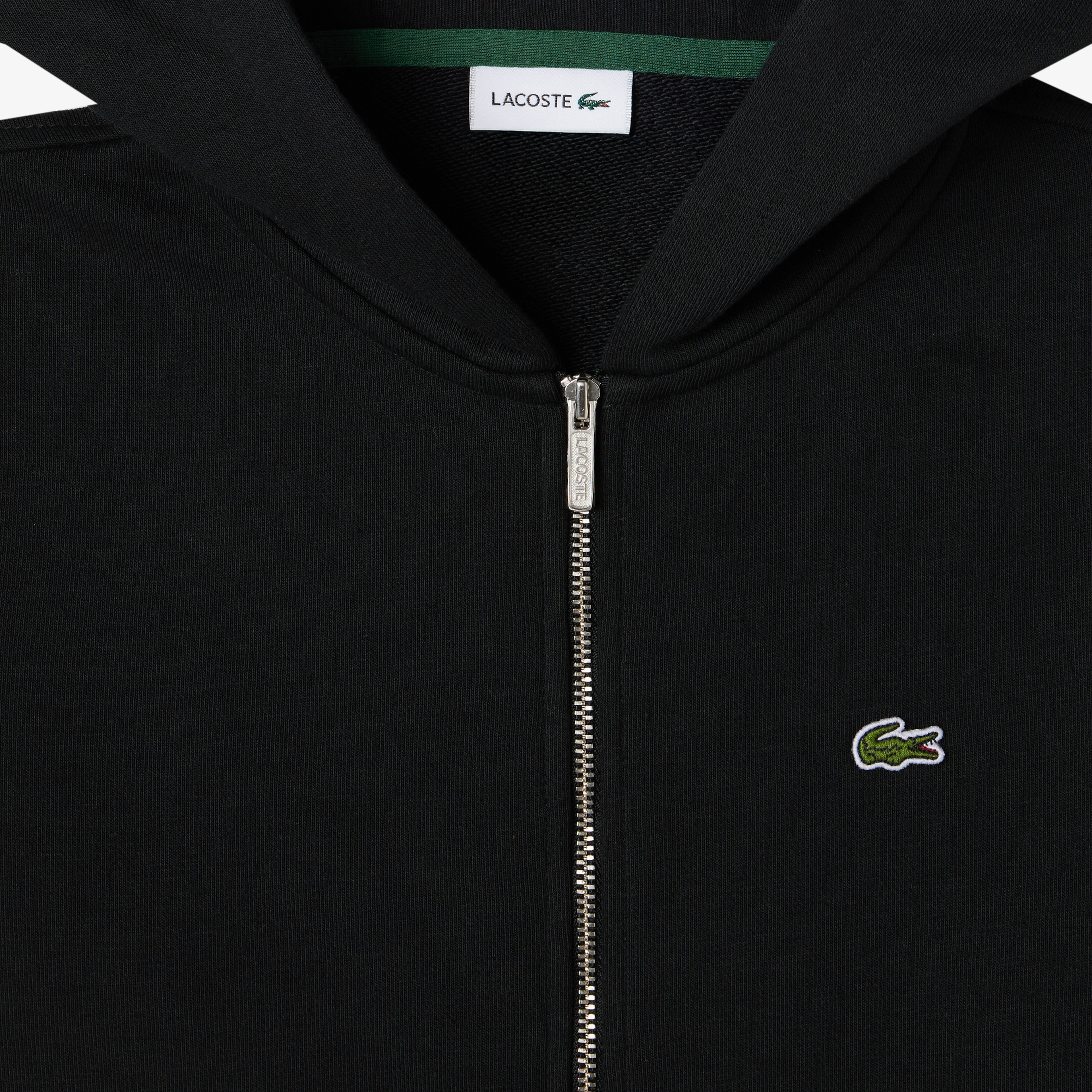 Lacoste Çocuk Kapüşonlu Siyah Sweatshirt