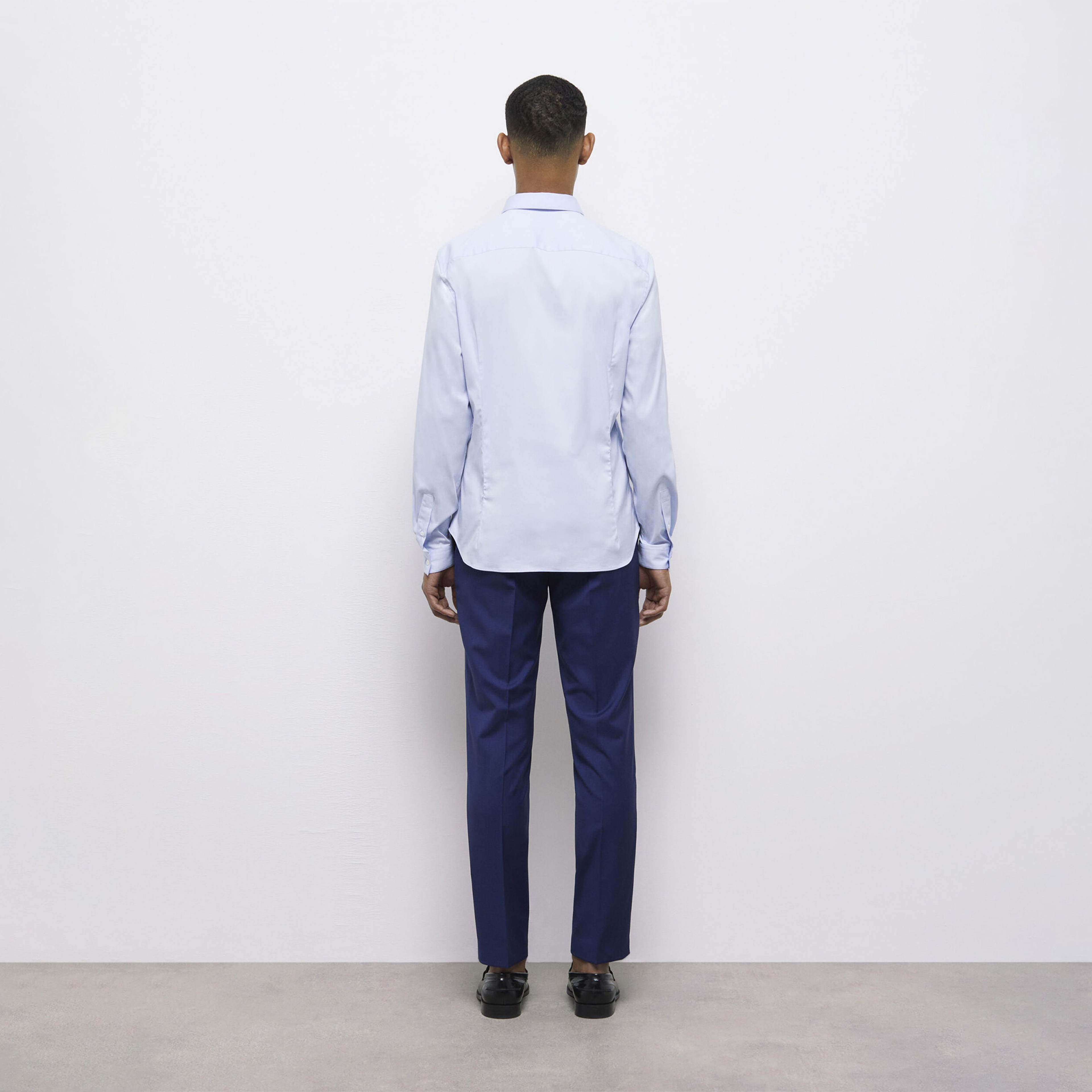 ERKEK FORMAL MAVİ GÖMLEK