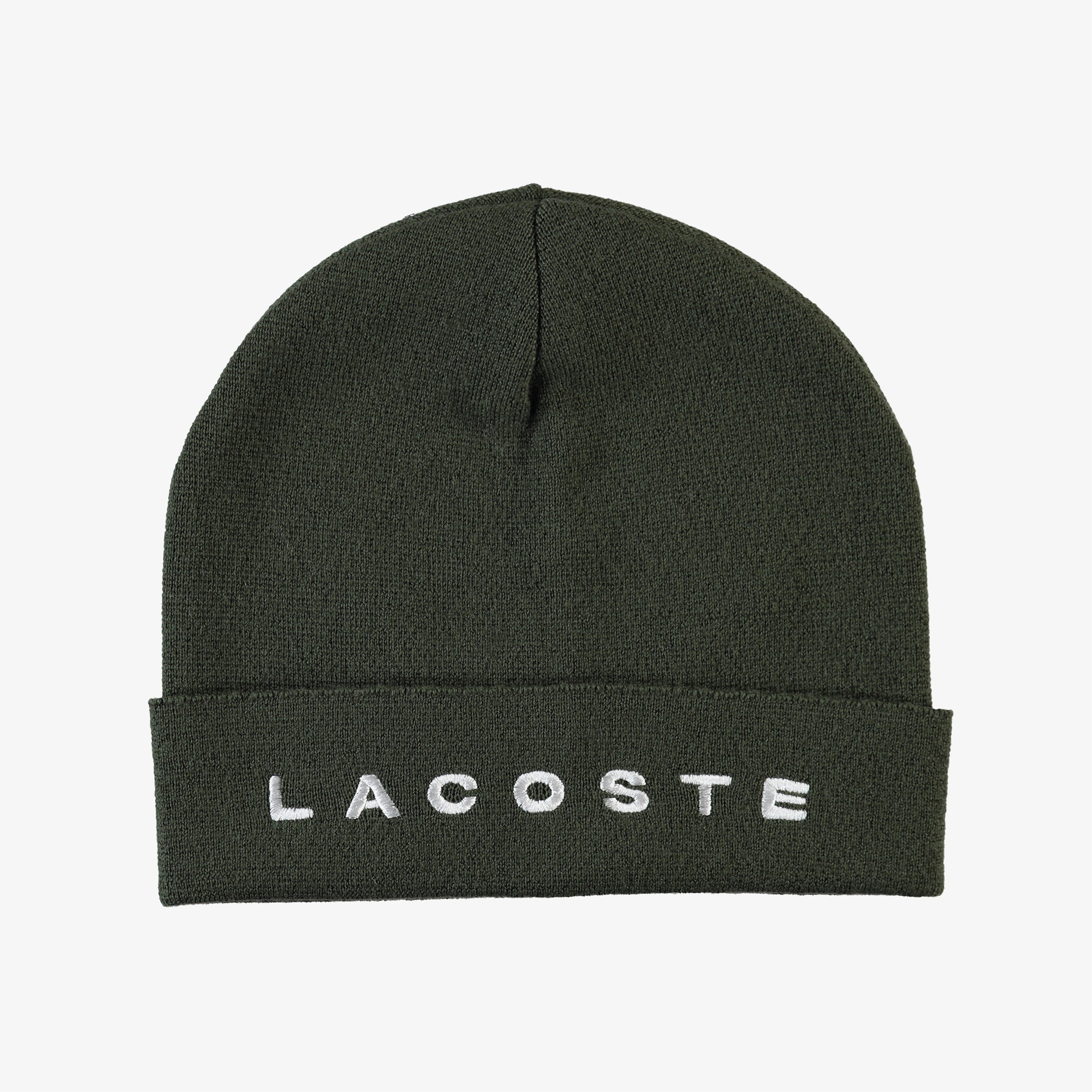 Lacoste Erkek Baskılı Yün Siyah Bere
