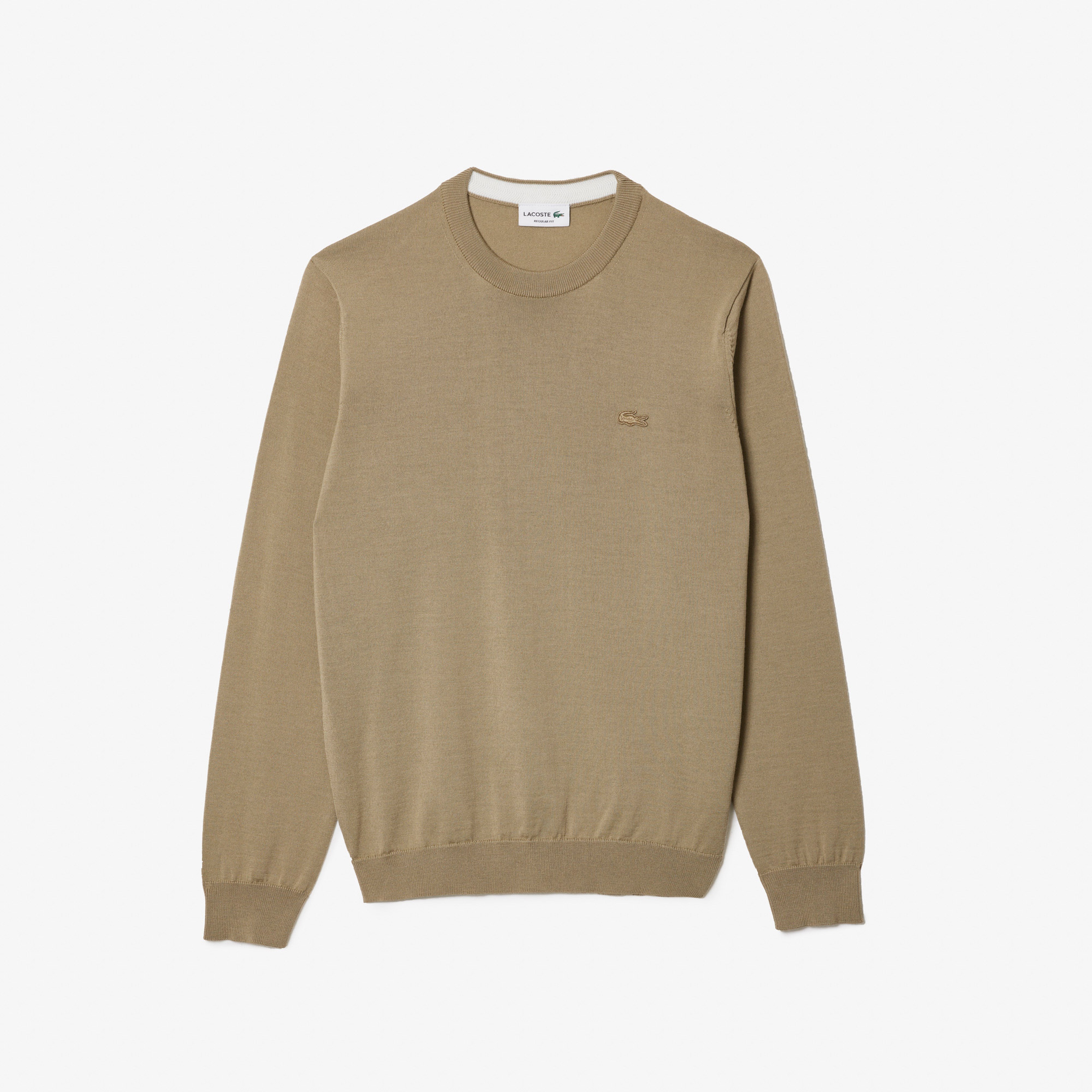 Lacoste Men's Crew Neck Merino Wool Sweater