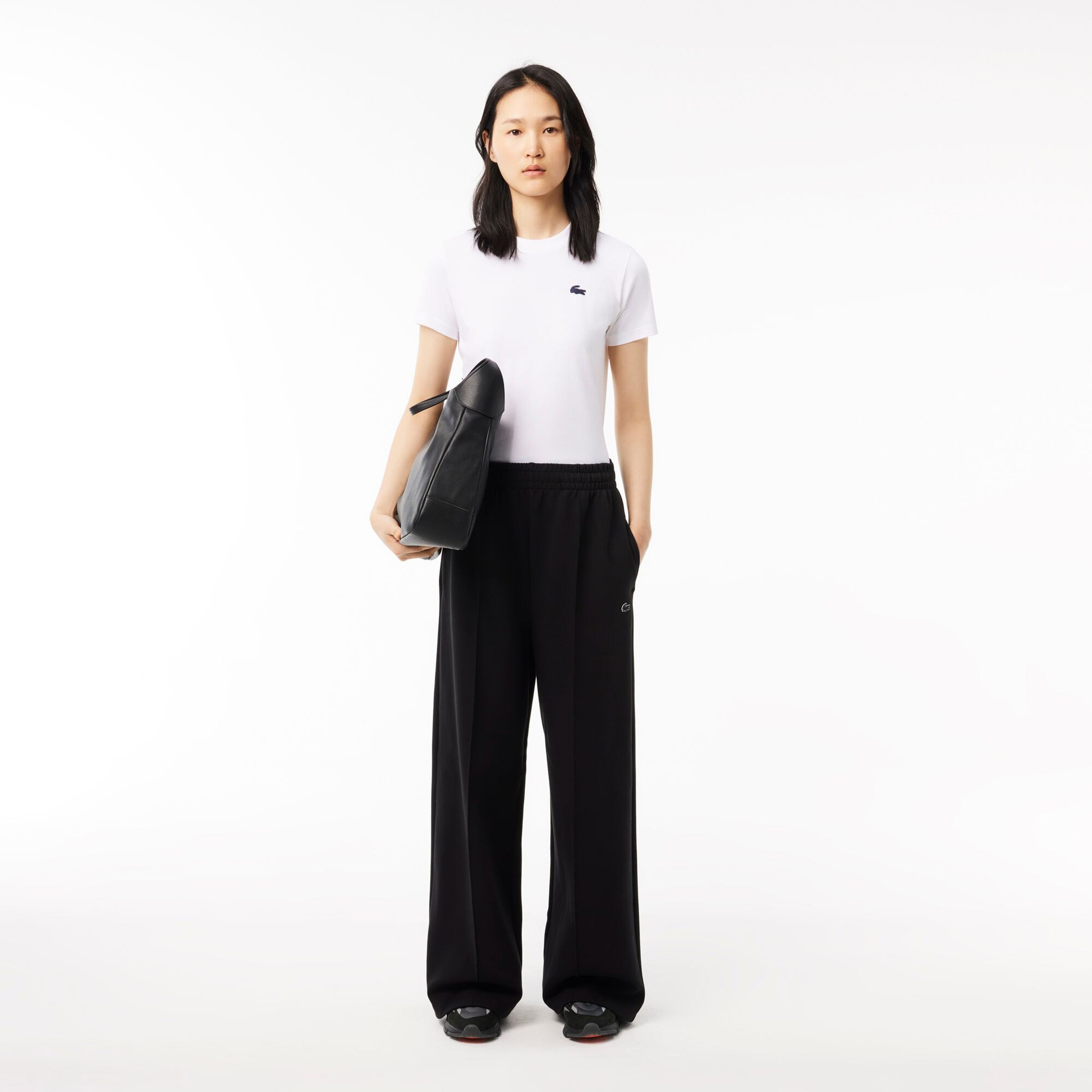 Lacoste Women's  SPORT Organic Cotton Jersey T-Shirt