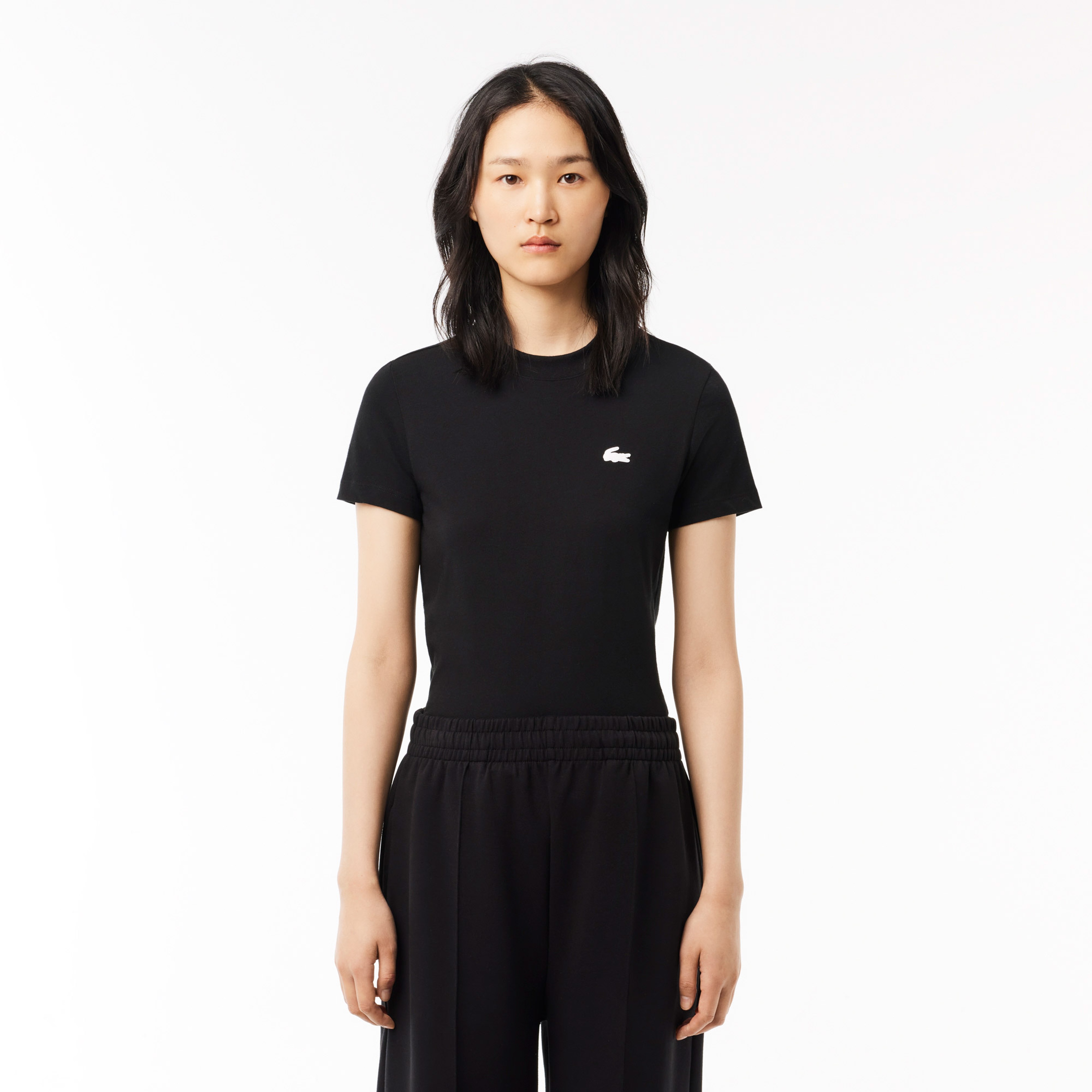 Lacoste Women's  SPORT Organic Cotton Jersey T-Shirt