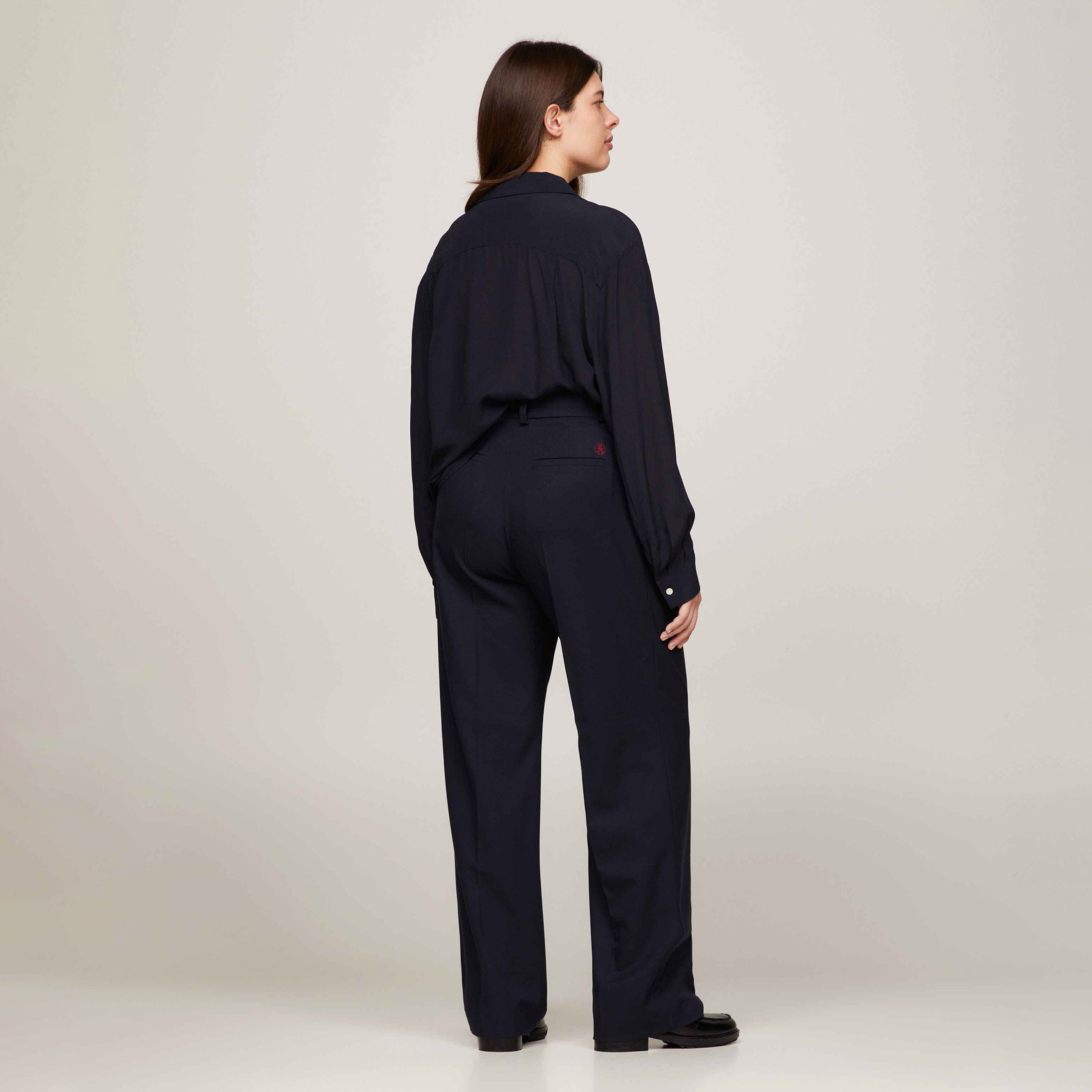 Tommy Hilfiger Kadın Mavi Pantolon