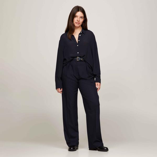 Tommy Hilfiger Kadın Mavi Pantolon