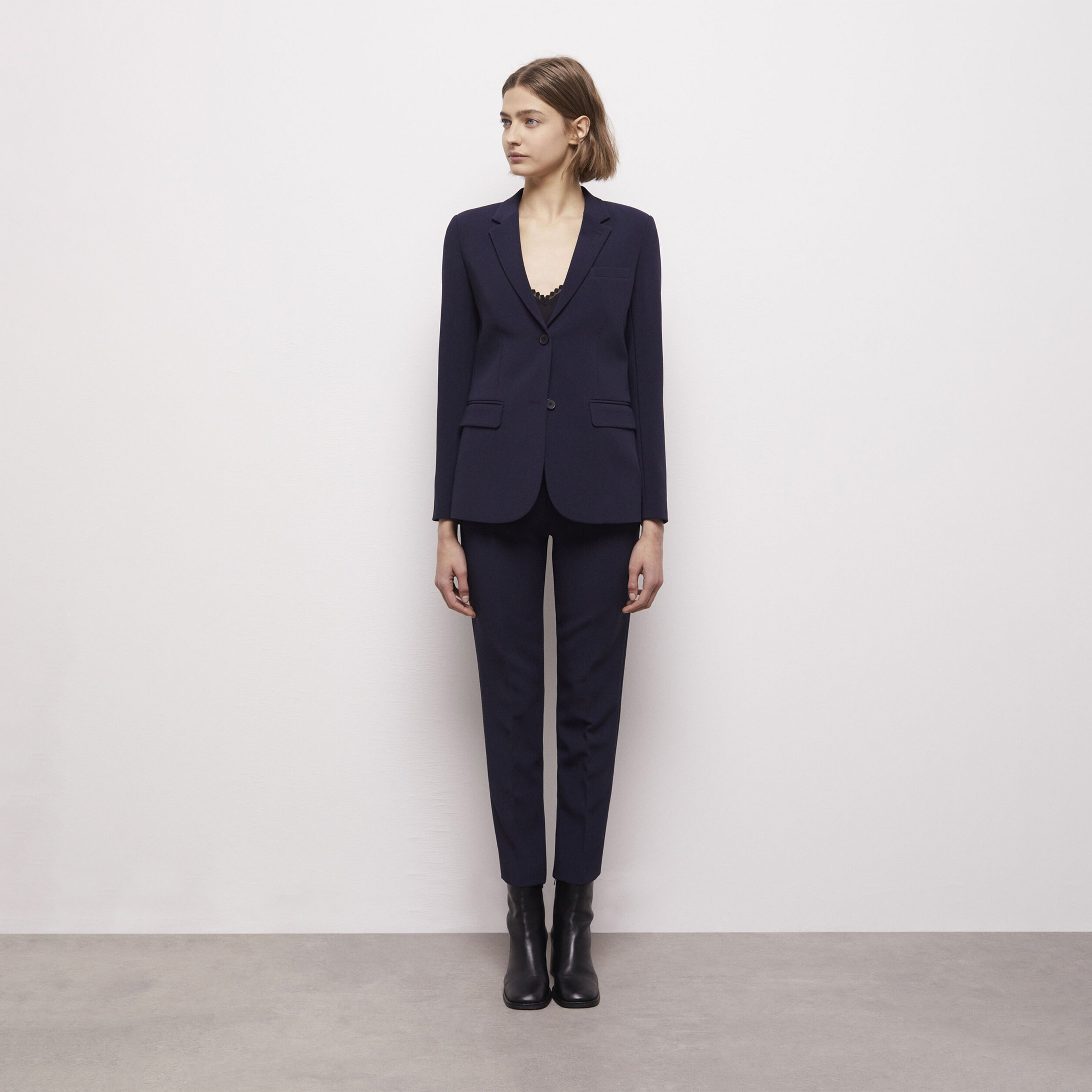 KADIN LACİVERT CEKET