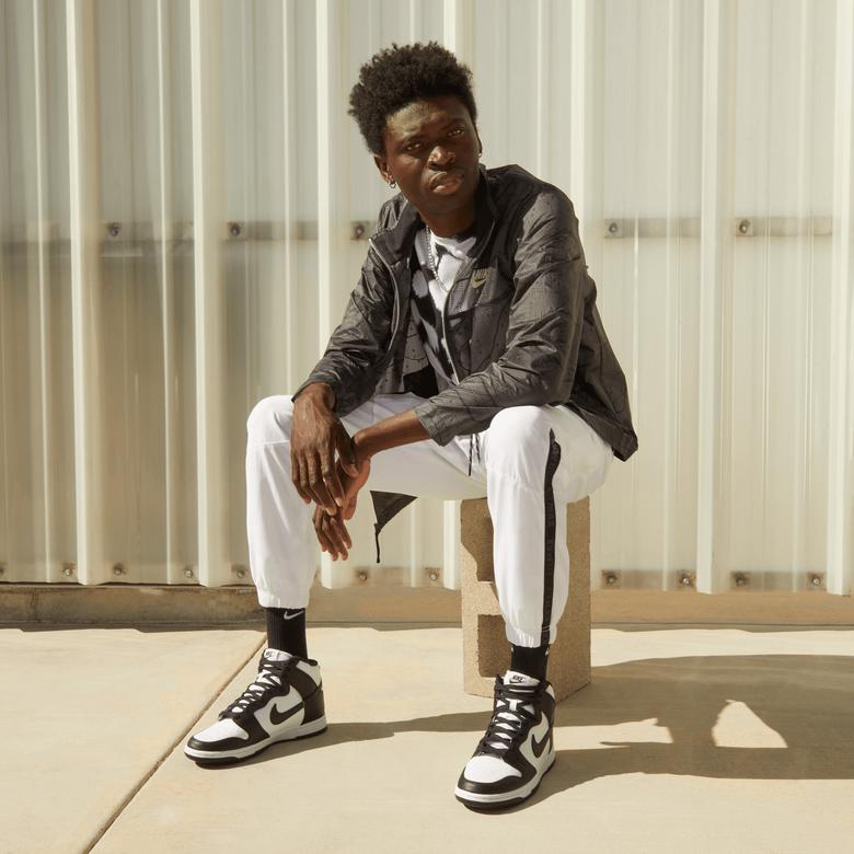 Nike Dunk High Retro Kadın Beyaz/Siyah Spor Ayakkabı