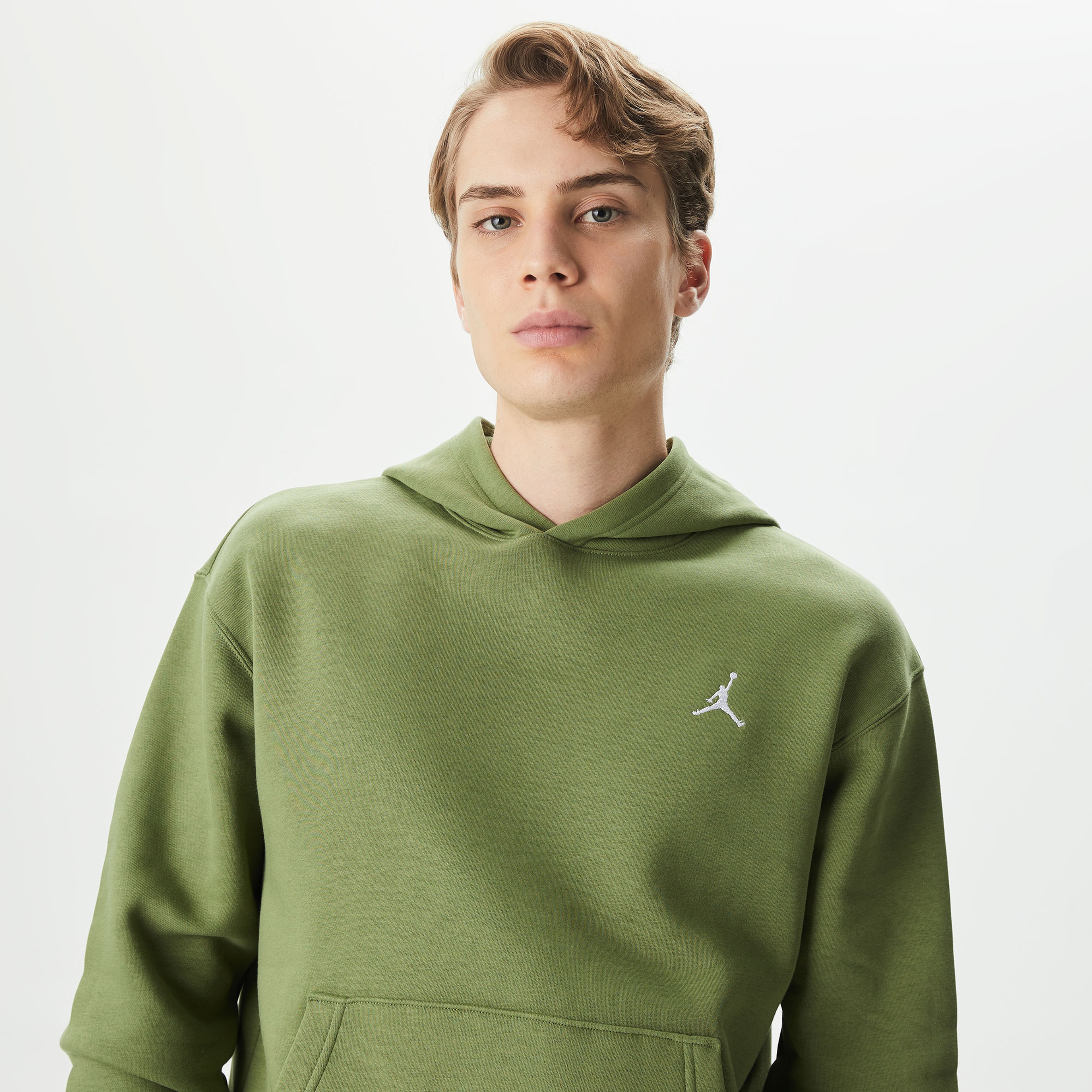 Jordan Essentials Flc Po Erkek Yeşil Hoodie