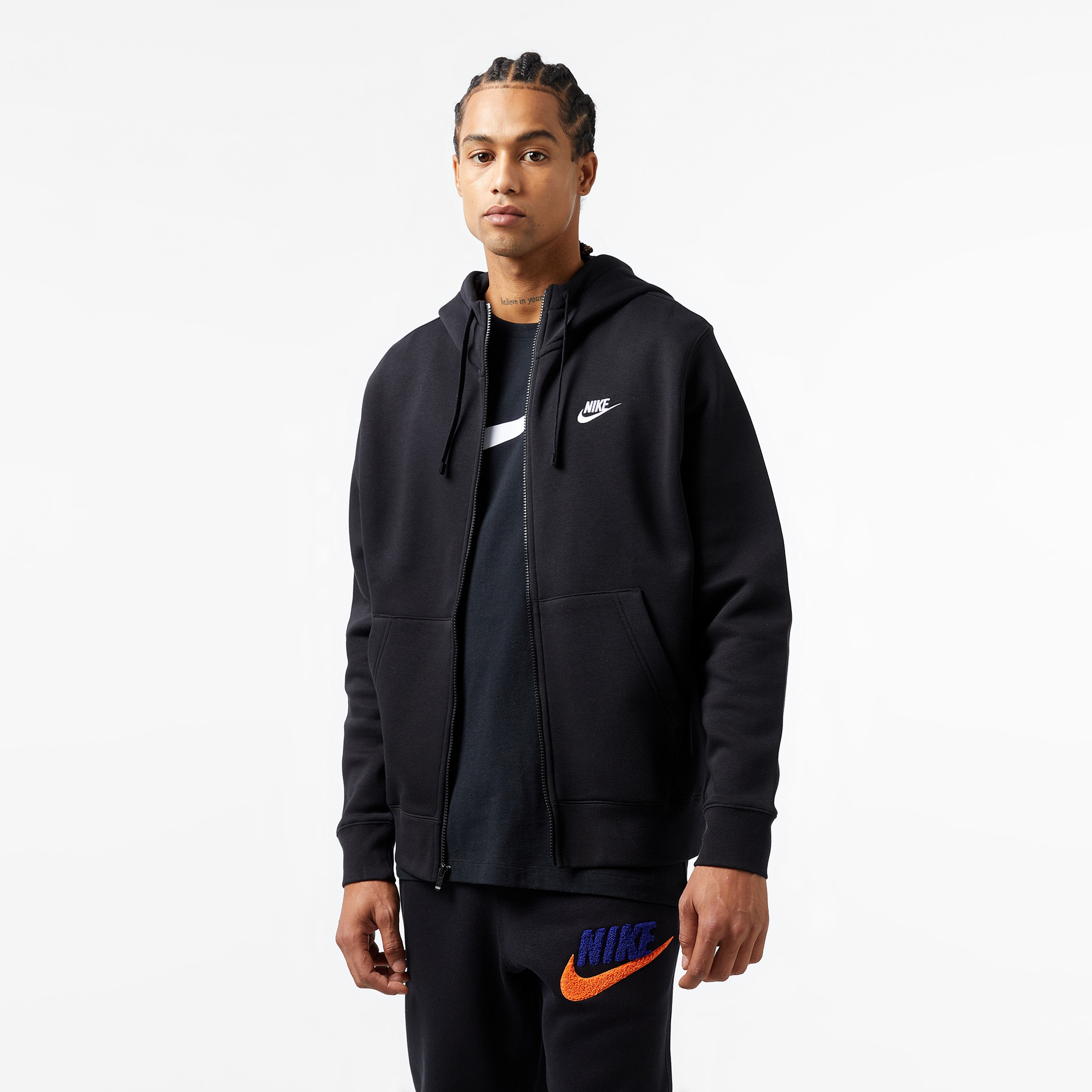 Nike Sportswear Club Fleece Erkek Siyah Eşofman Üstü